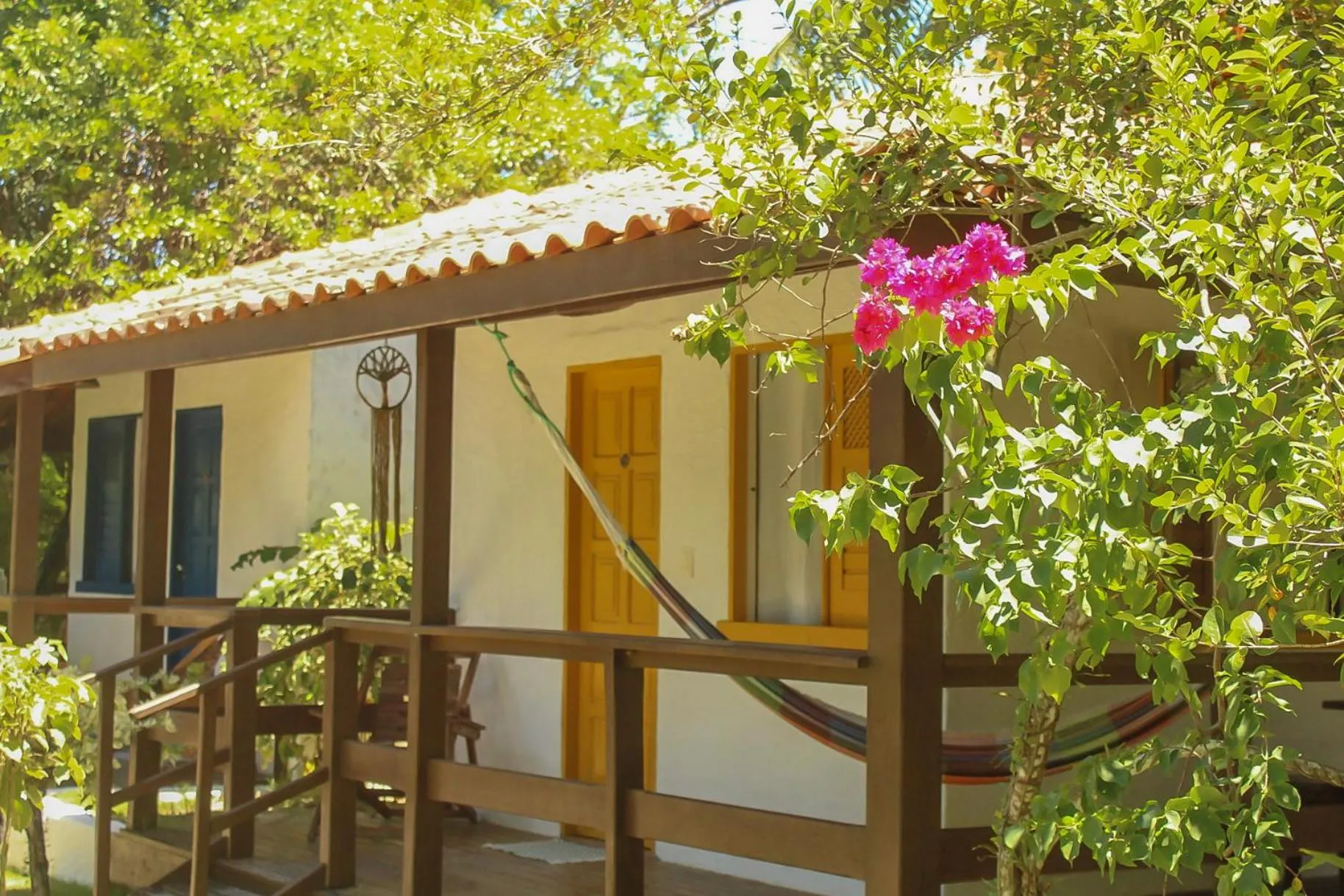 Balcony/Terrace in Pousada Luar das Águas