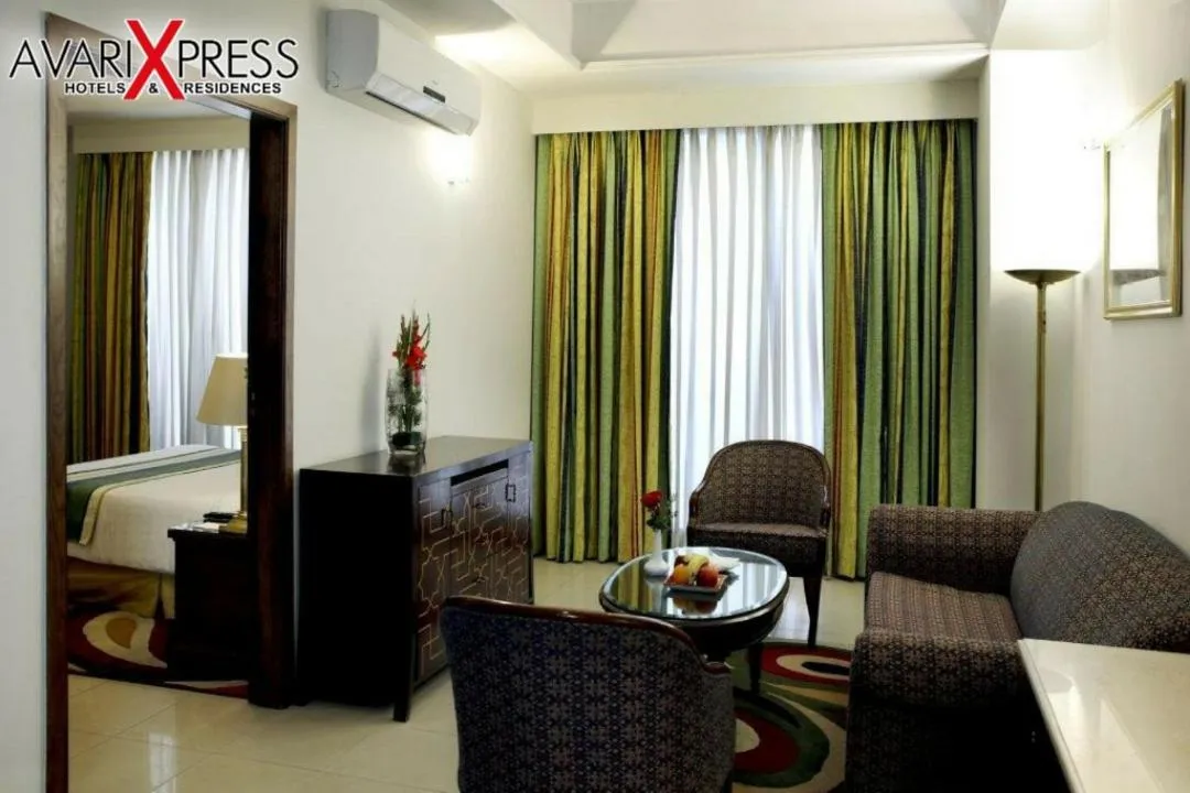 Living room in Avari Xpress, Islamabad