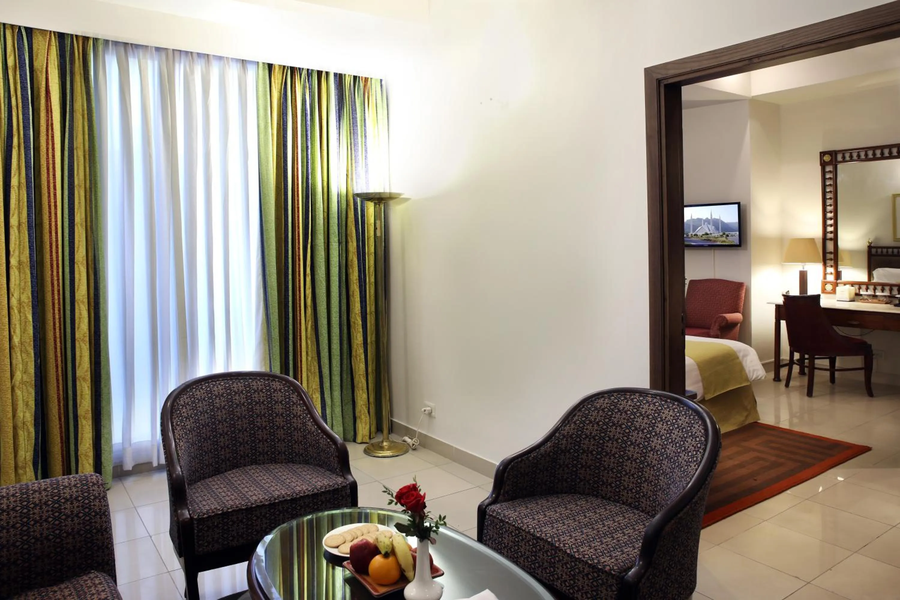 Living room in Avari Xpress, Islamabad