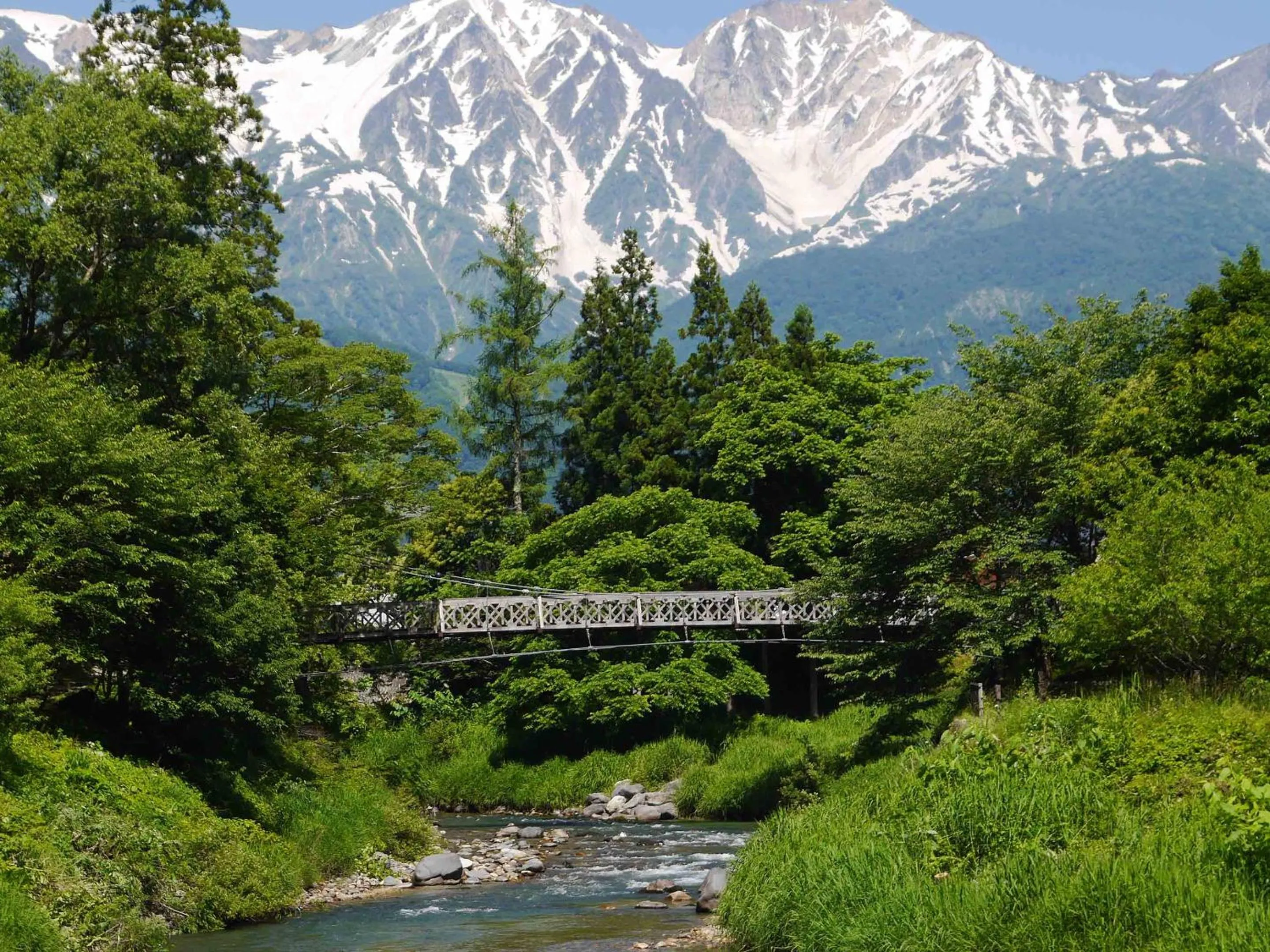 Natural landscape in Hakuba Hokujo
