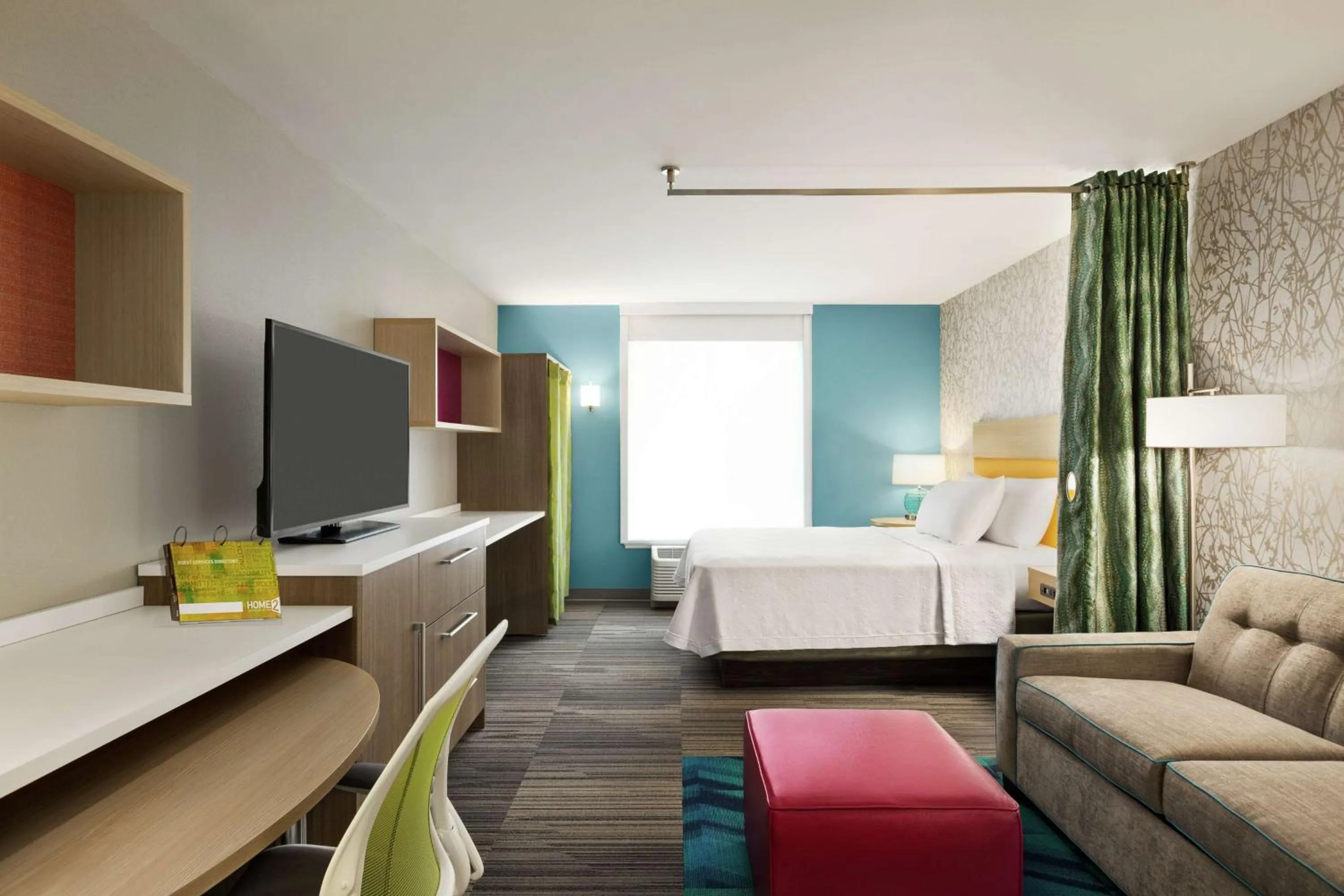 Bedroom, Bed in Home2 Suites By Hilton Fernandina Beach on Amelia Island, FL