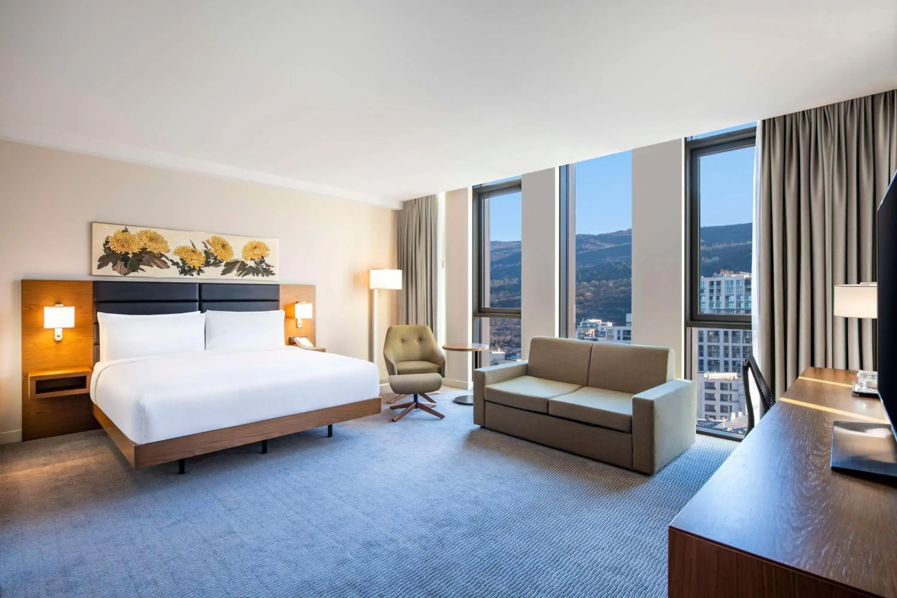 King Room with Sofa Bed in Hilton Garden Inn Tbilisi Chavchavadze King Room with Sofa Bed in Hilton Garden Inn Tbilisi Chavchavadze