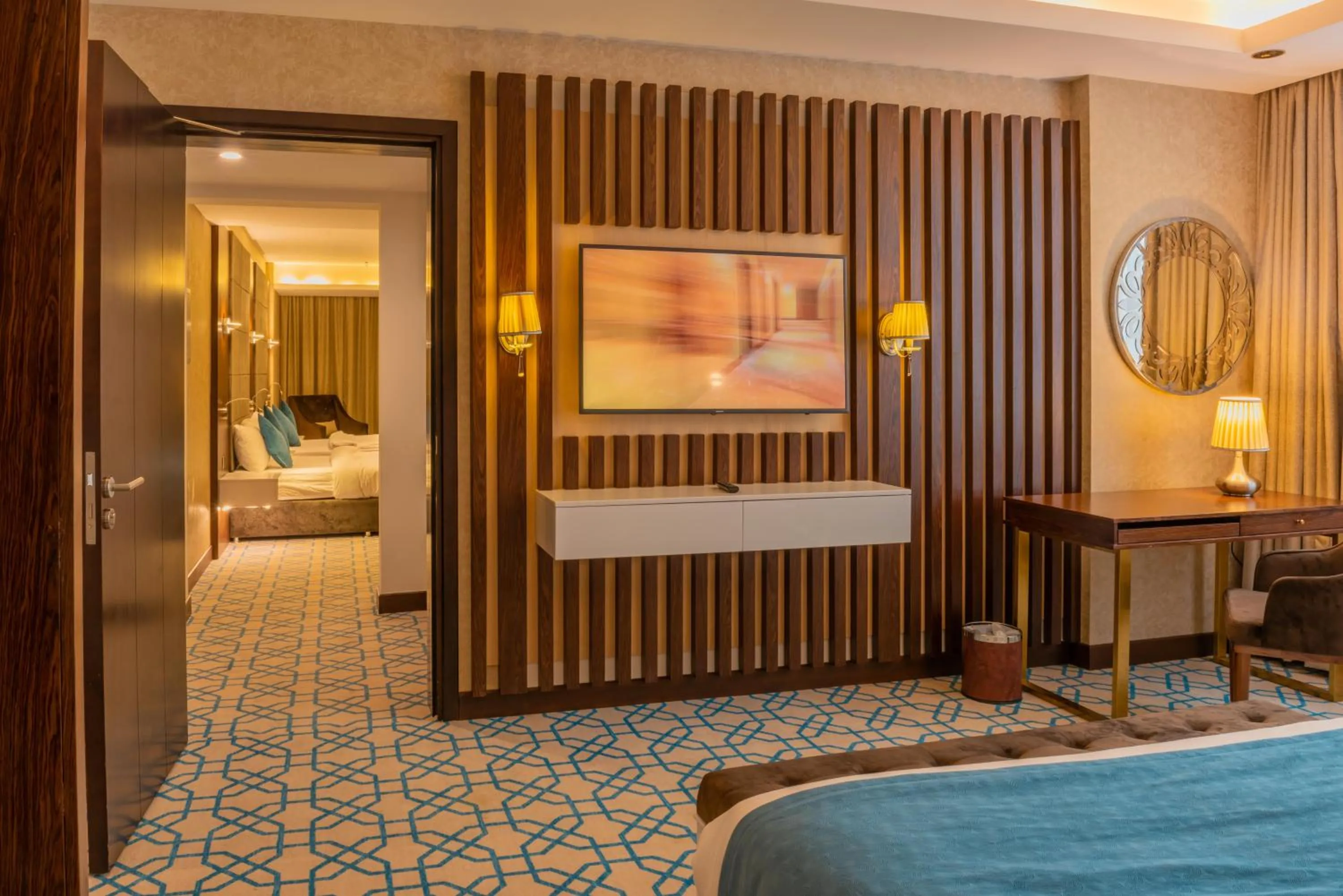 Bed in Royal Crown Hotel