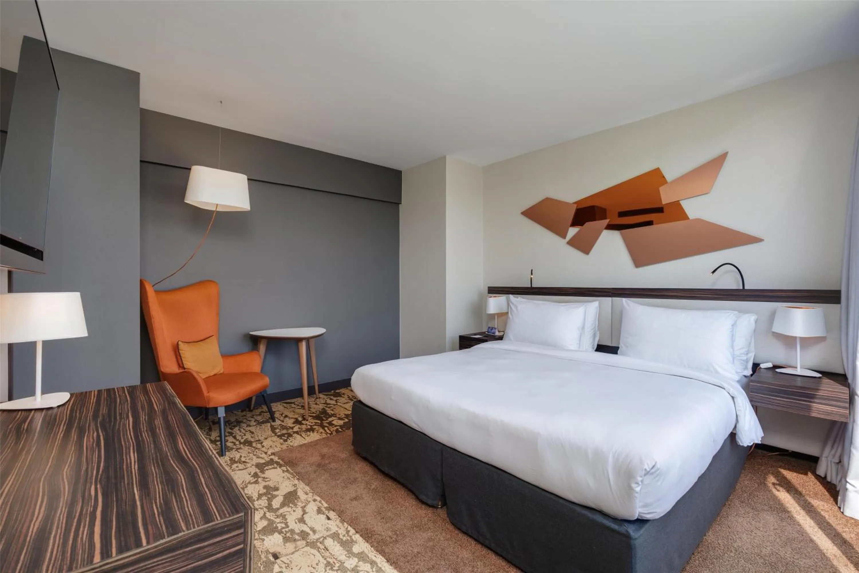 Bedroom, Bed in Radisson Blu Hotel, Paris Boulogne