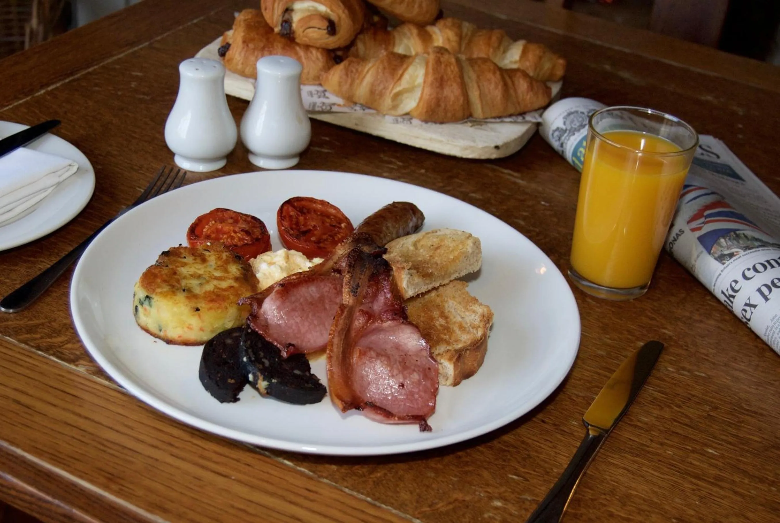 Food close-up in The White Hart
