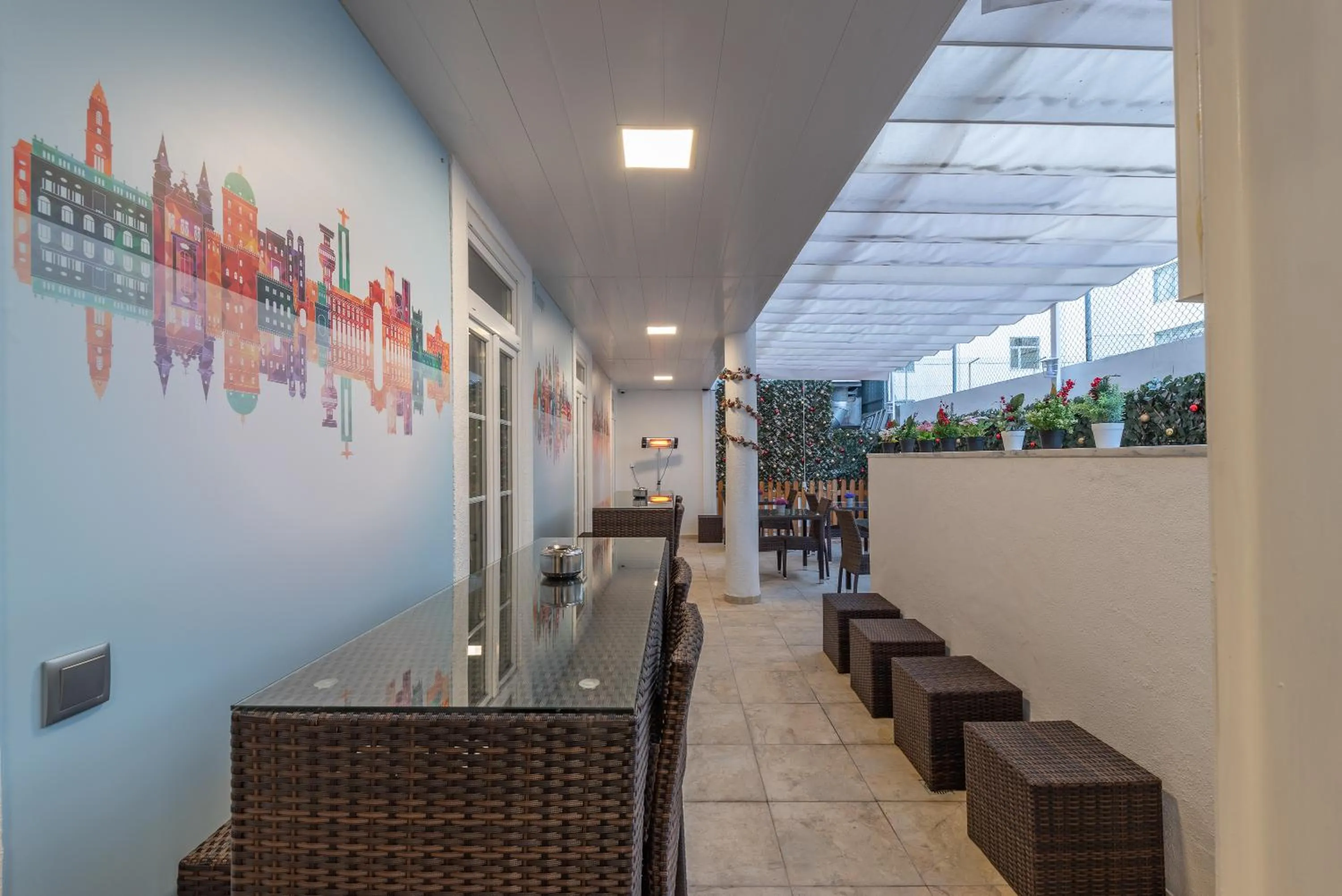 Patio in Seven Dreams Suites