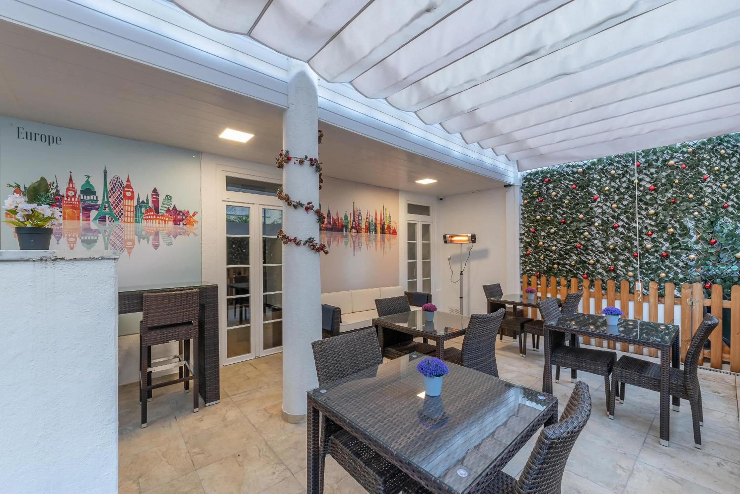 Patio in Seven Dreams Suites