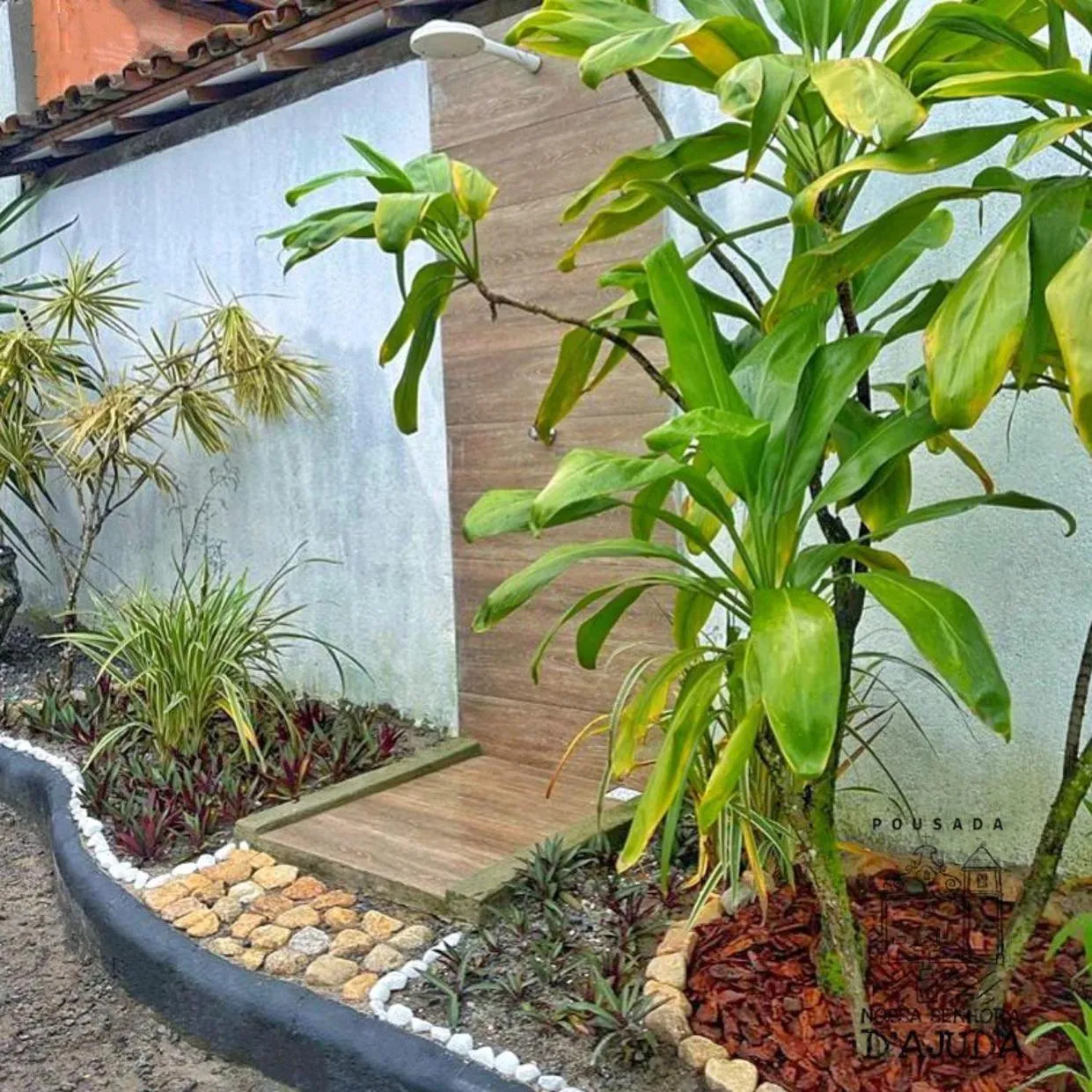 Garden view in Pousada Nossa Senhora D'Ajuda