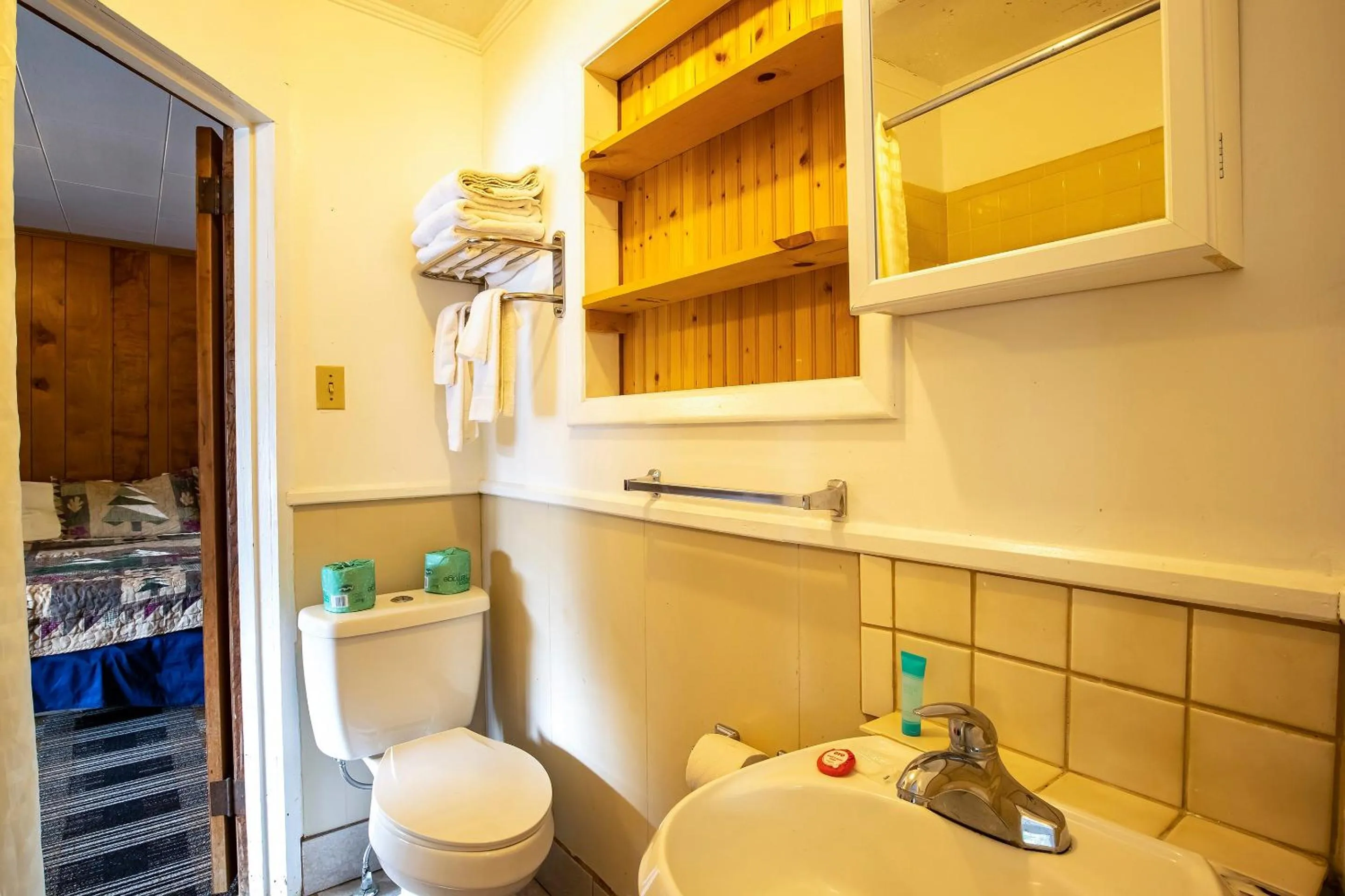 Bathroom in Lloyd's On The River Country Inn By Oyo