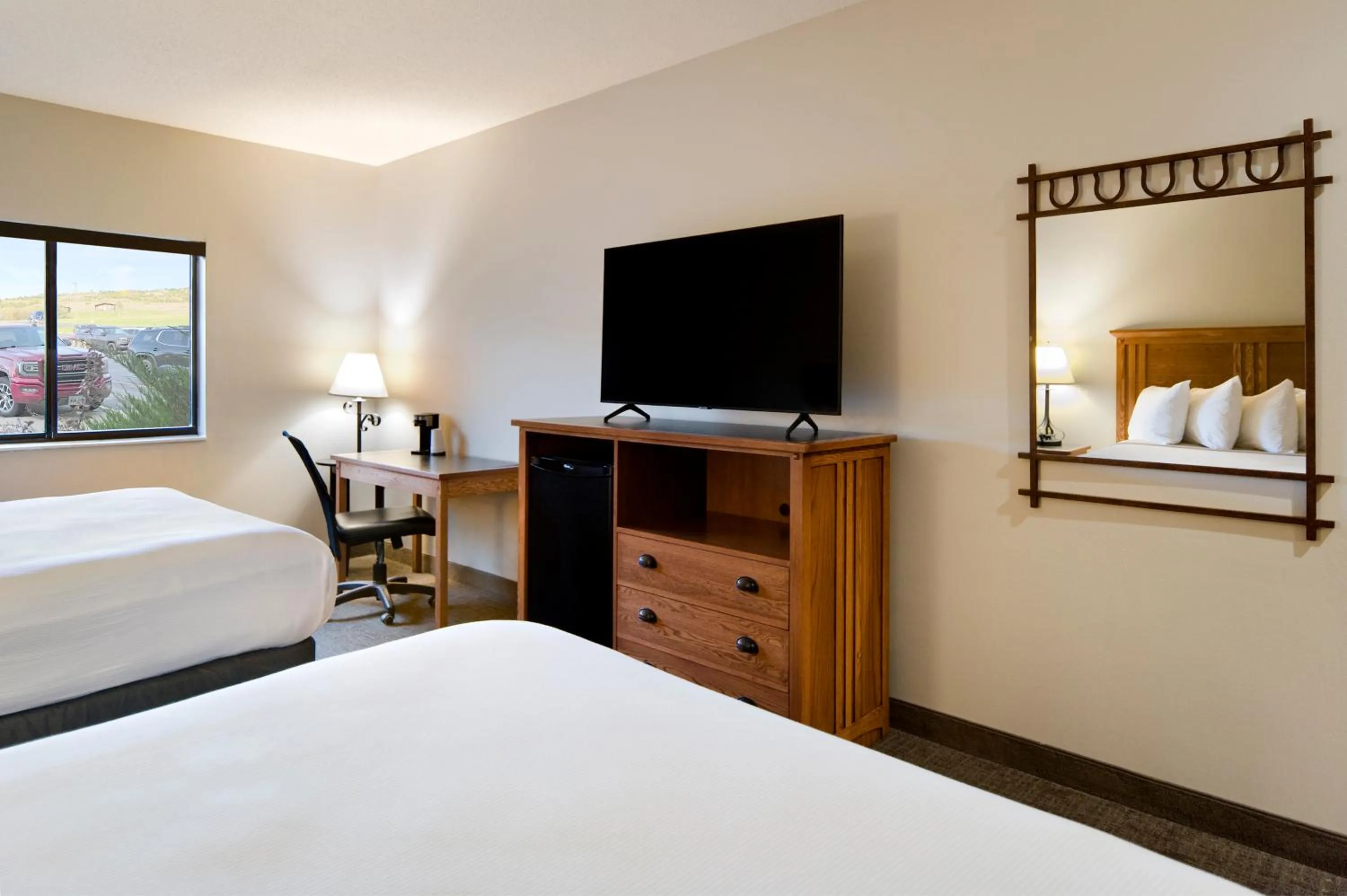 Bed in Cedar Shore Resort