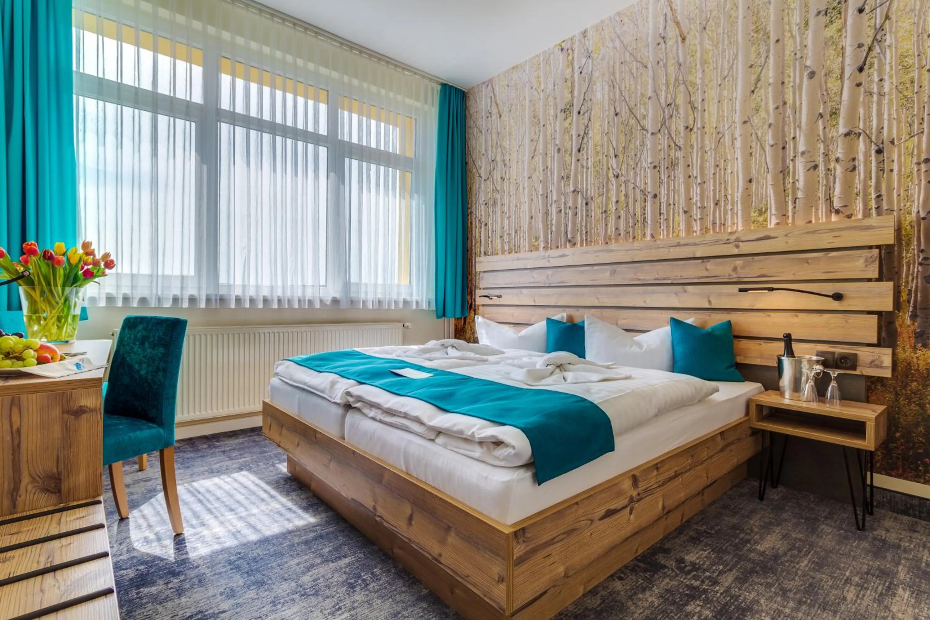 Photo of the whole room, Bed in Panorama Ferien Hotel Harz