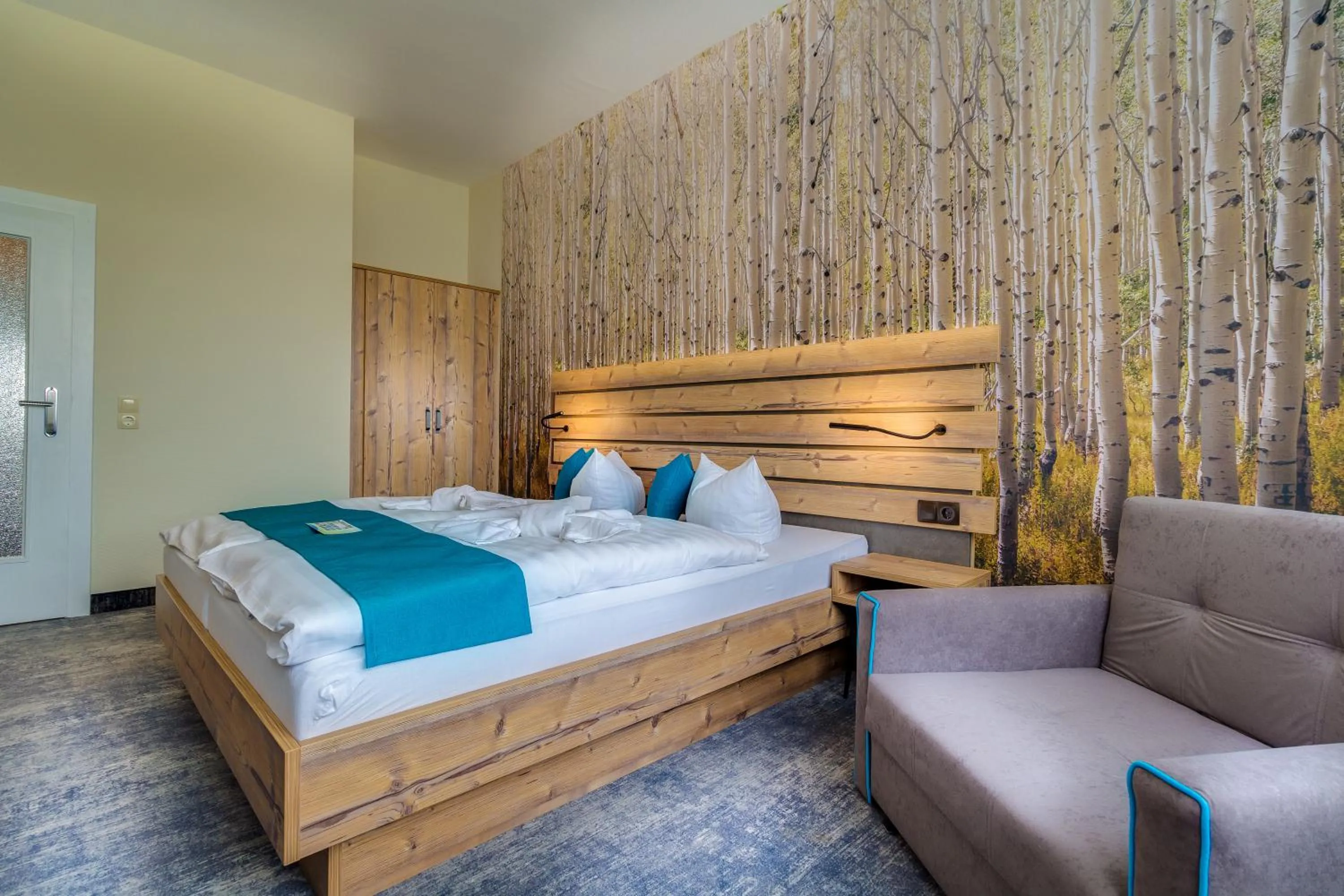 Photo of the whole room, Bed in Panorama Ferien Hotel Harz