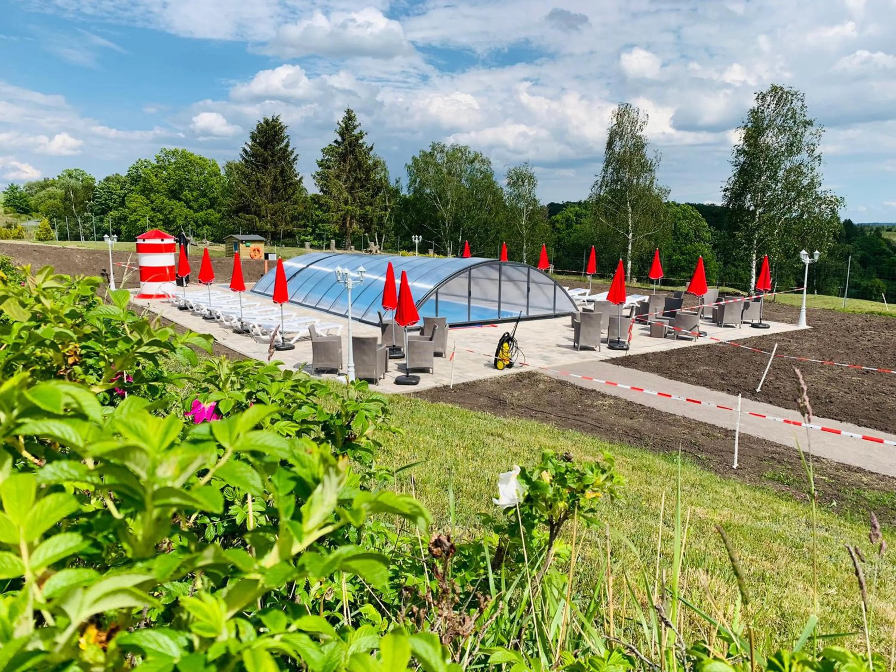 Swimming pool in Panorama Ferien Hotel Harz