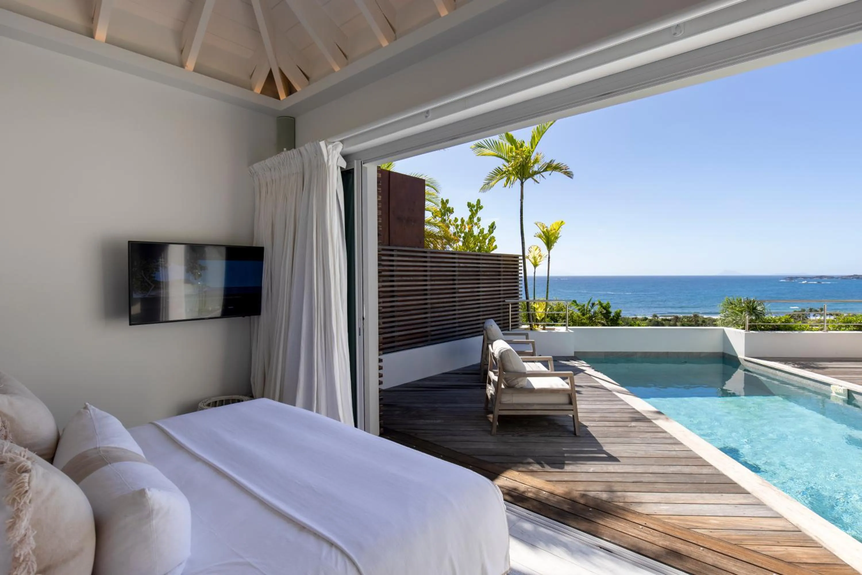 Bedroom in Le Toiny Hotel & Beach Club