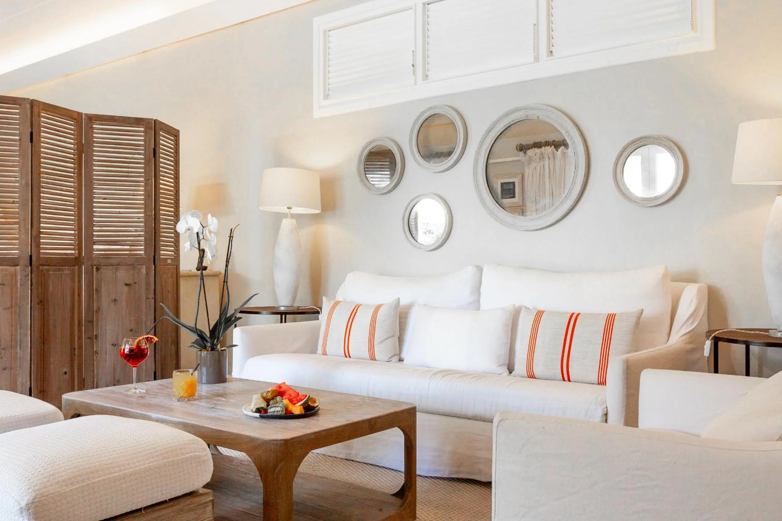 Seating area in Le Toiny Hotel & Beach Club