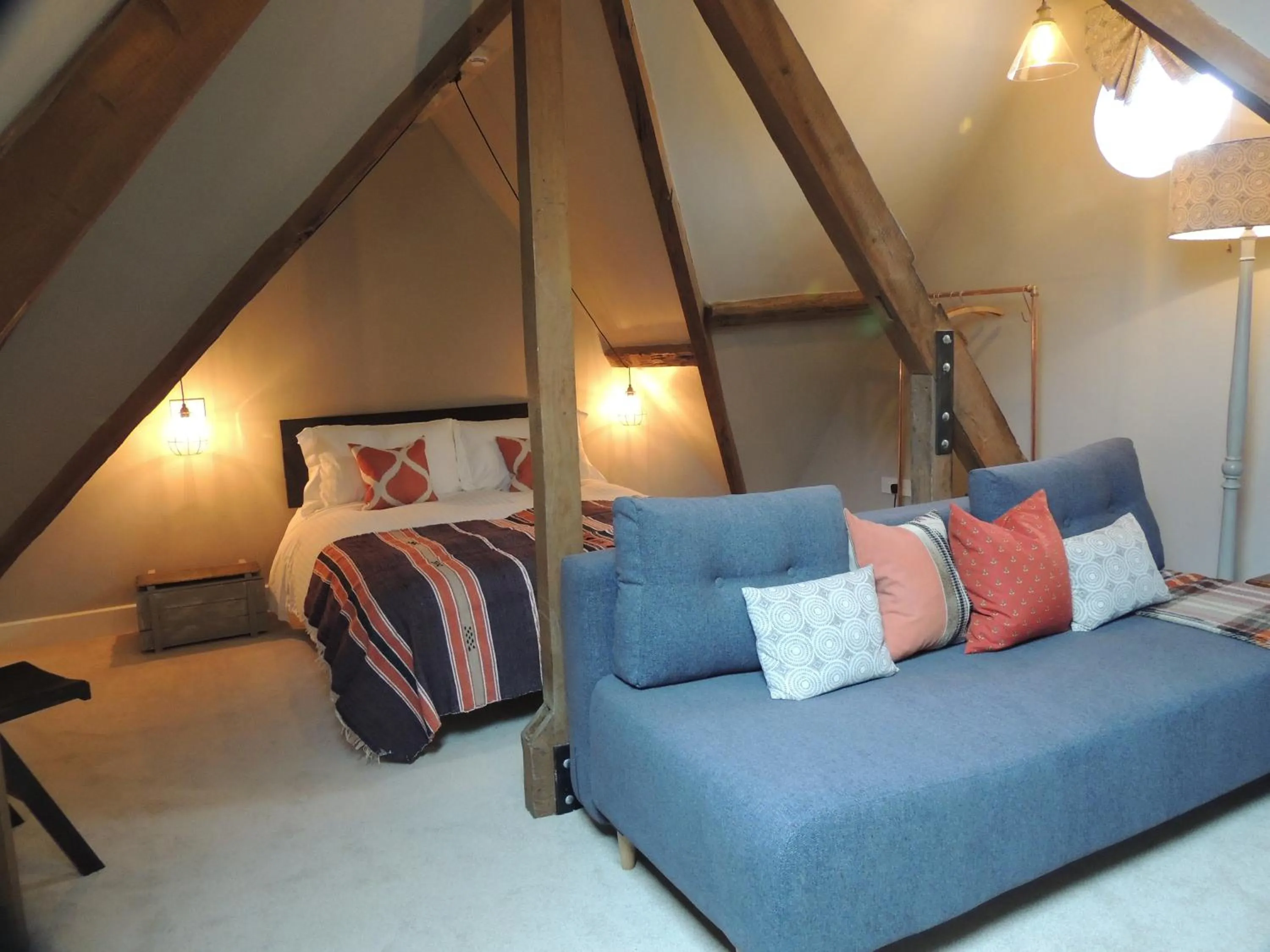 Living room, Bed in The Priory