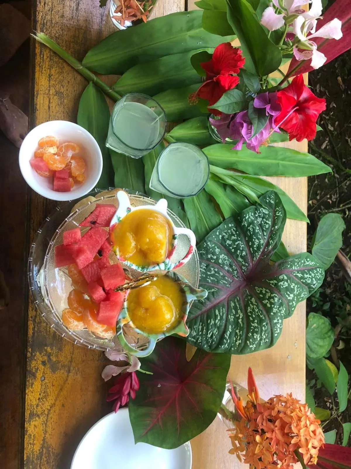 Breakfast in Cabinas Tortuguero