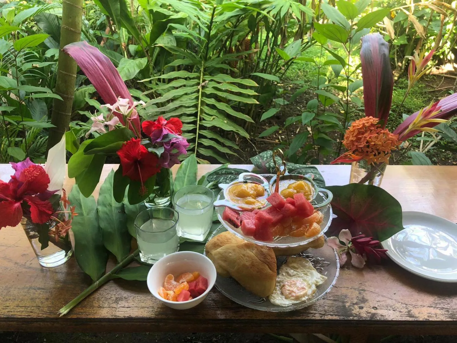 Breakfast in Cabinas Tortuguero