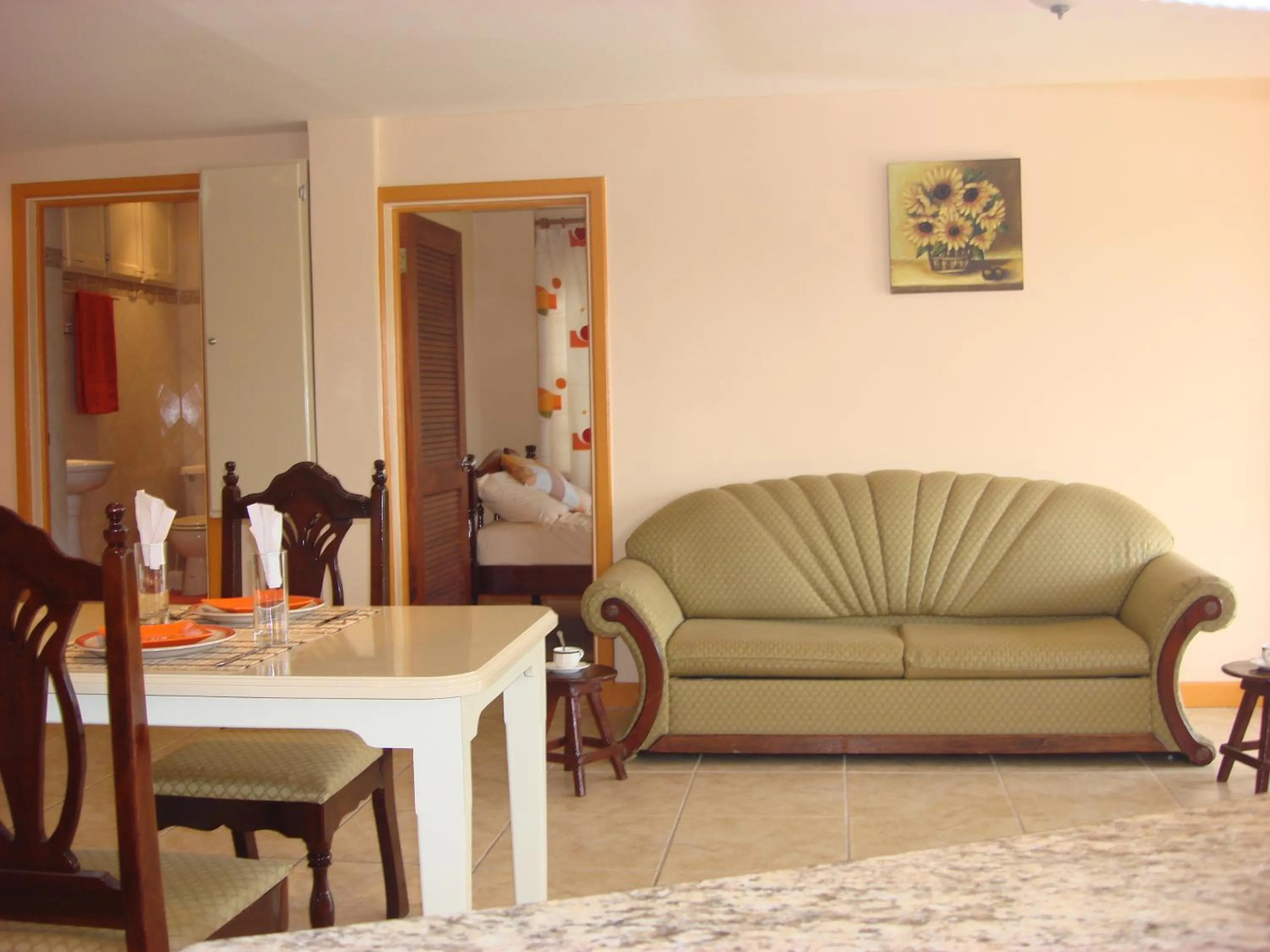 Living room in Bayside Villa St. Lucia