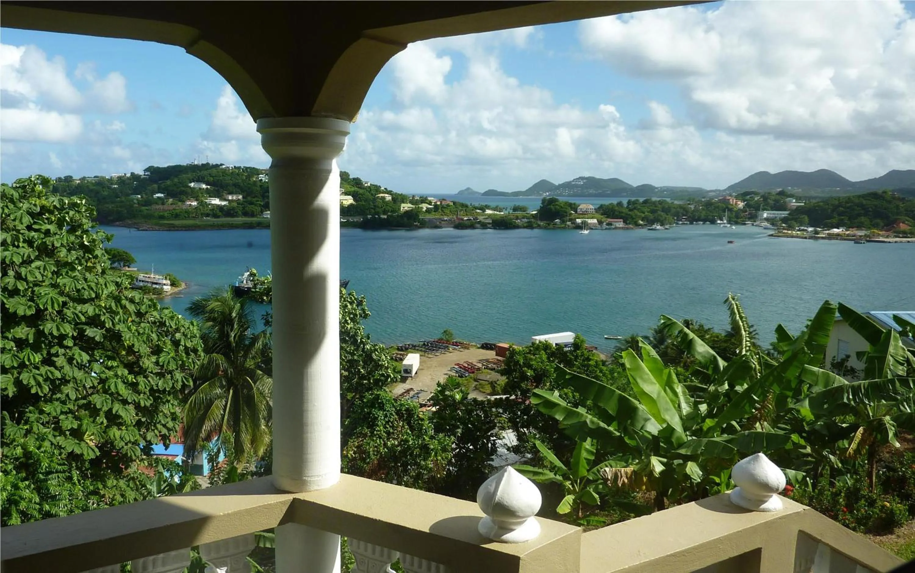 Balcony/Terrace in Bayside Villa St. Lucia
