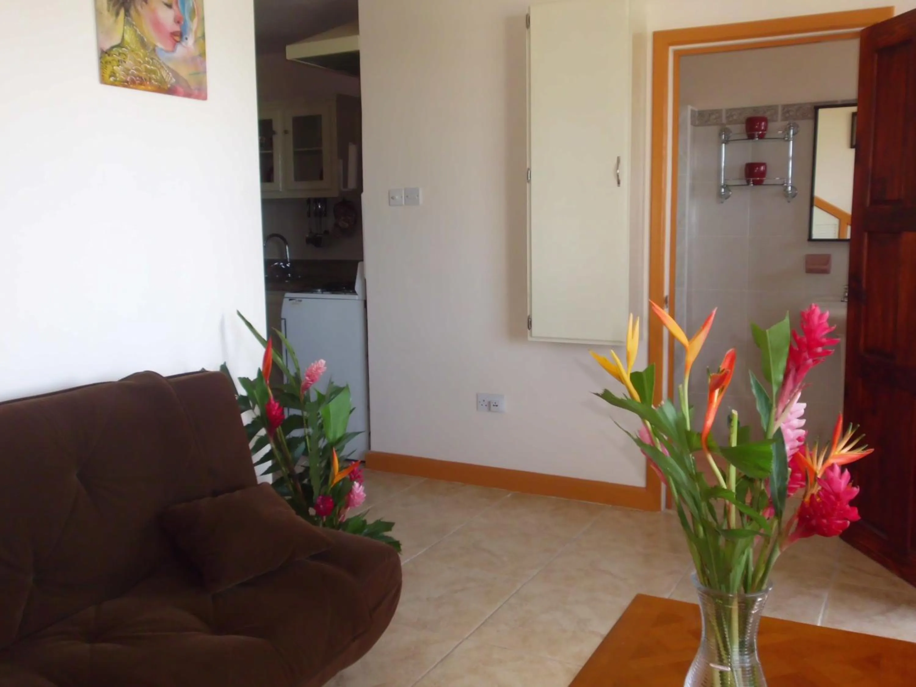 Living room in Bayside Villa St. Lucia