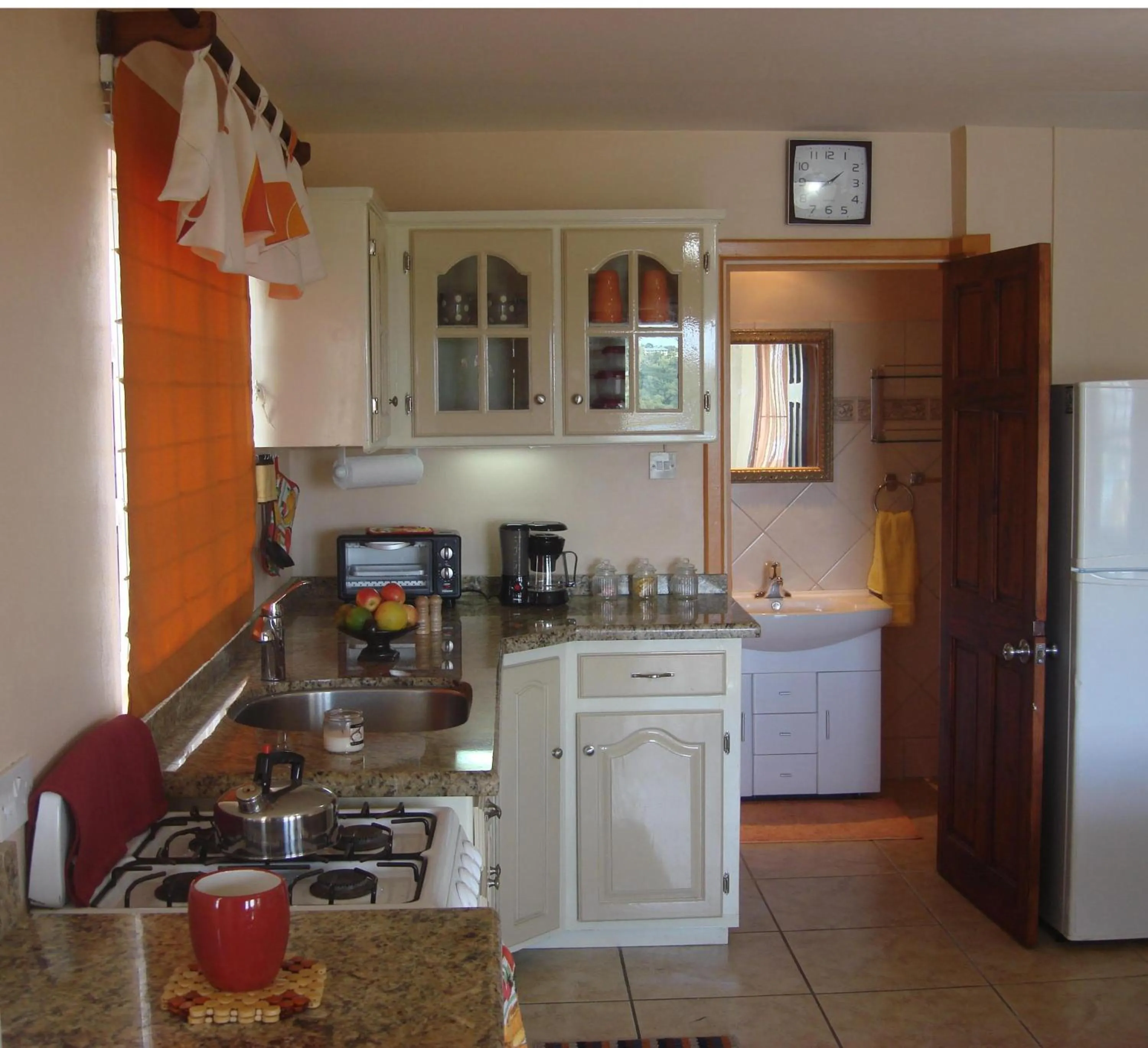 Kitchen or kitchenette in Bayside Villa St. Lucia