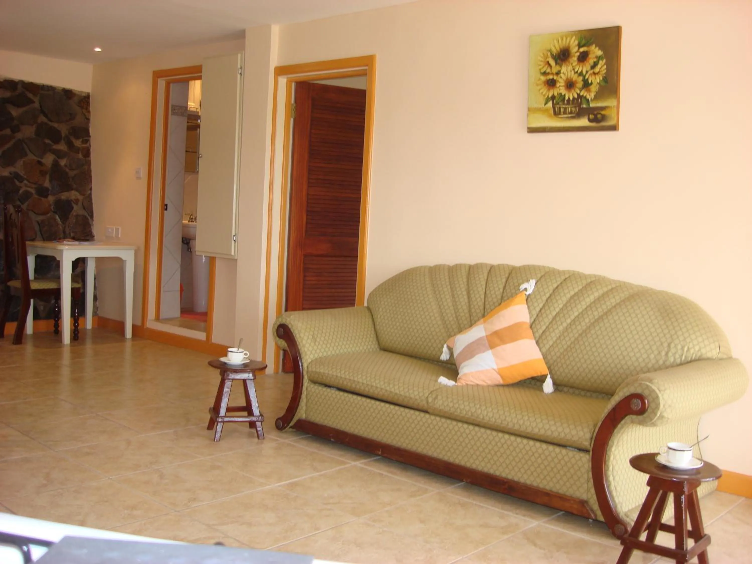 Living room in Bayside Villa St. Lucia