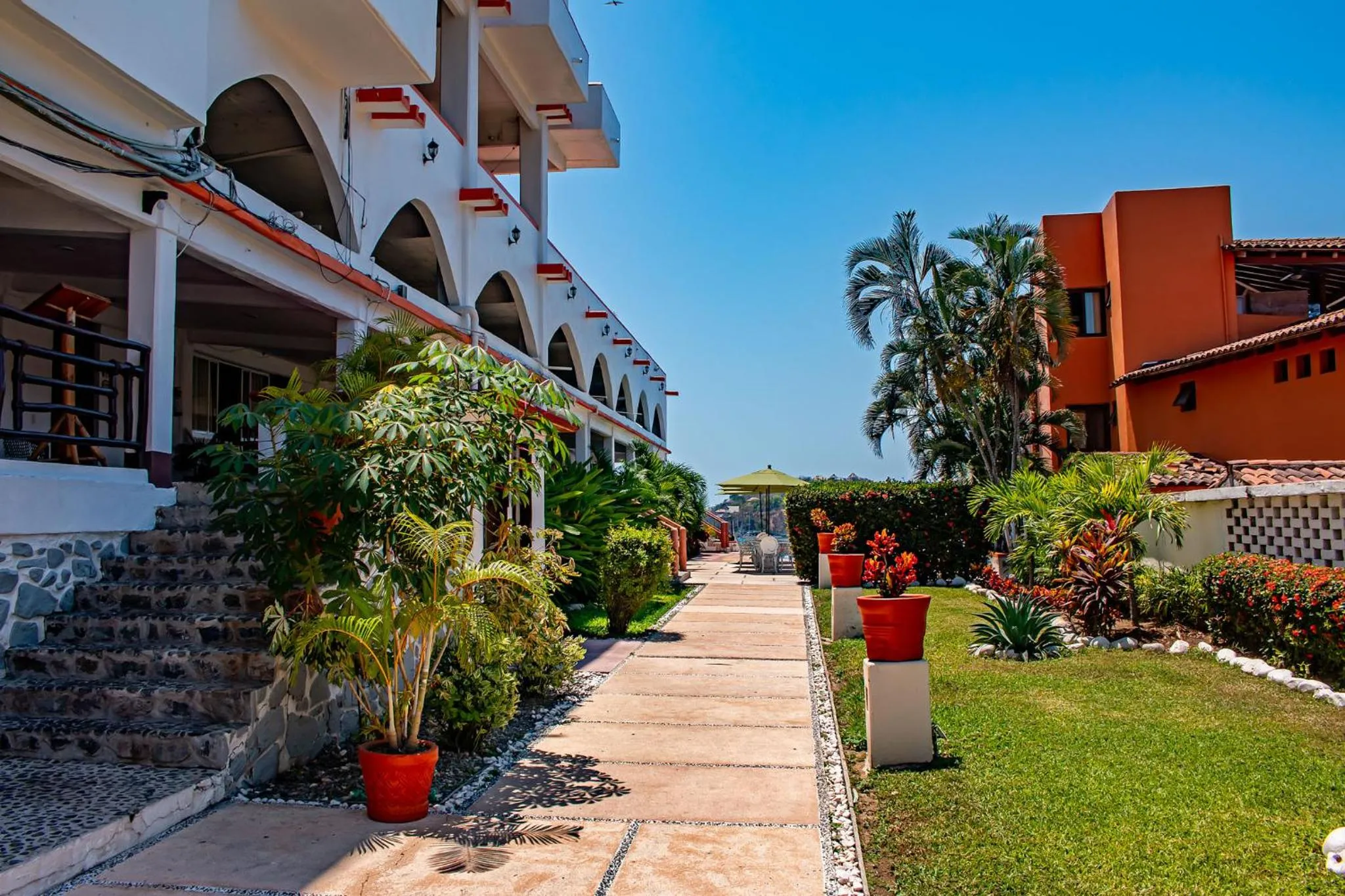 Garden in Hotel Casa Sun and Moon