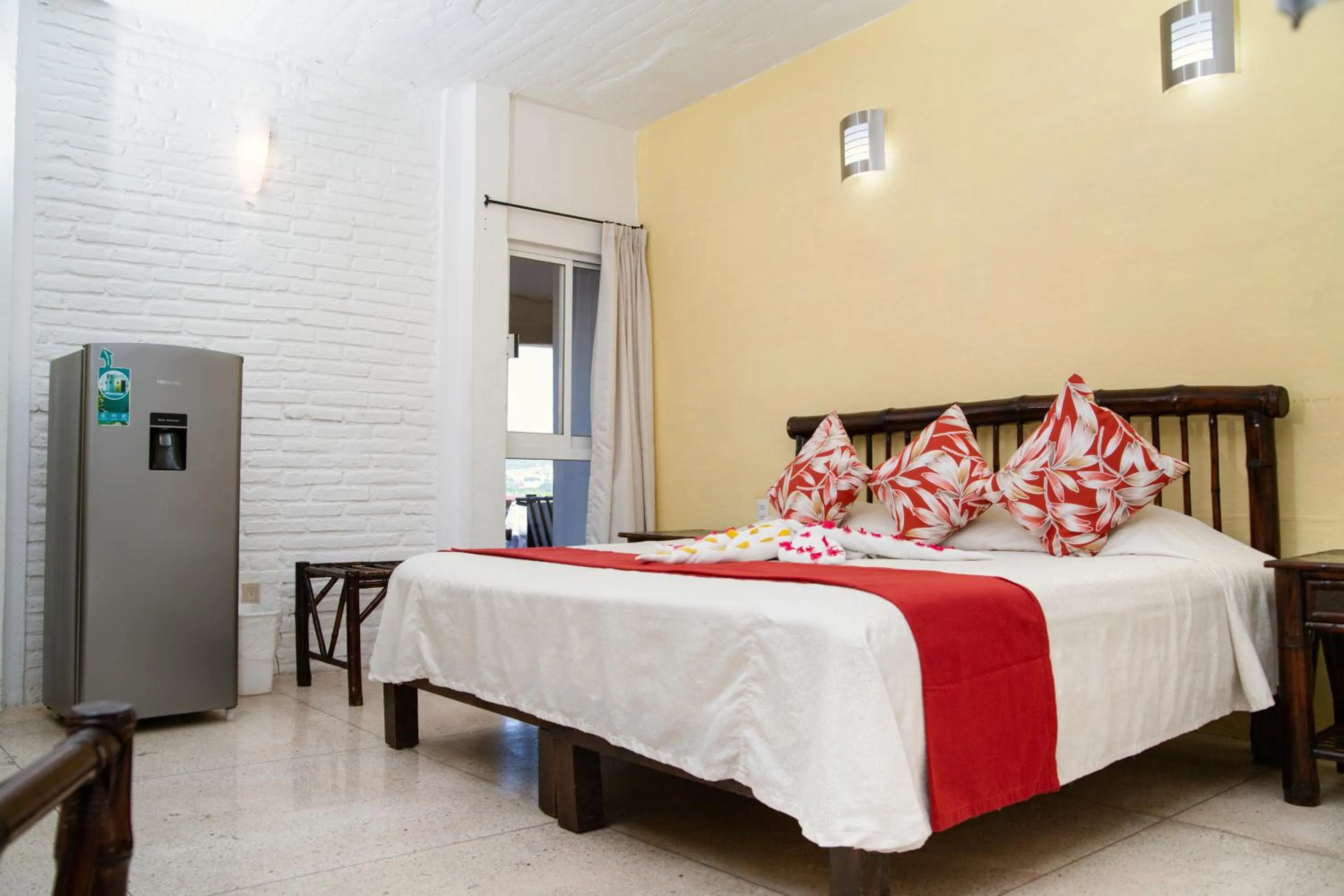 Bedroom, Bed in Hotel Zihua Caracol