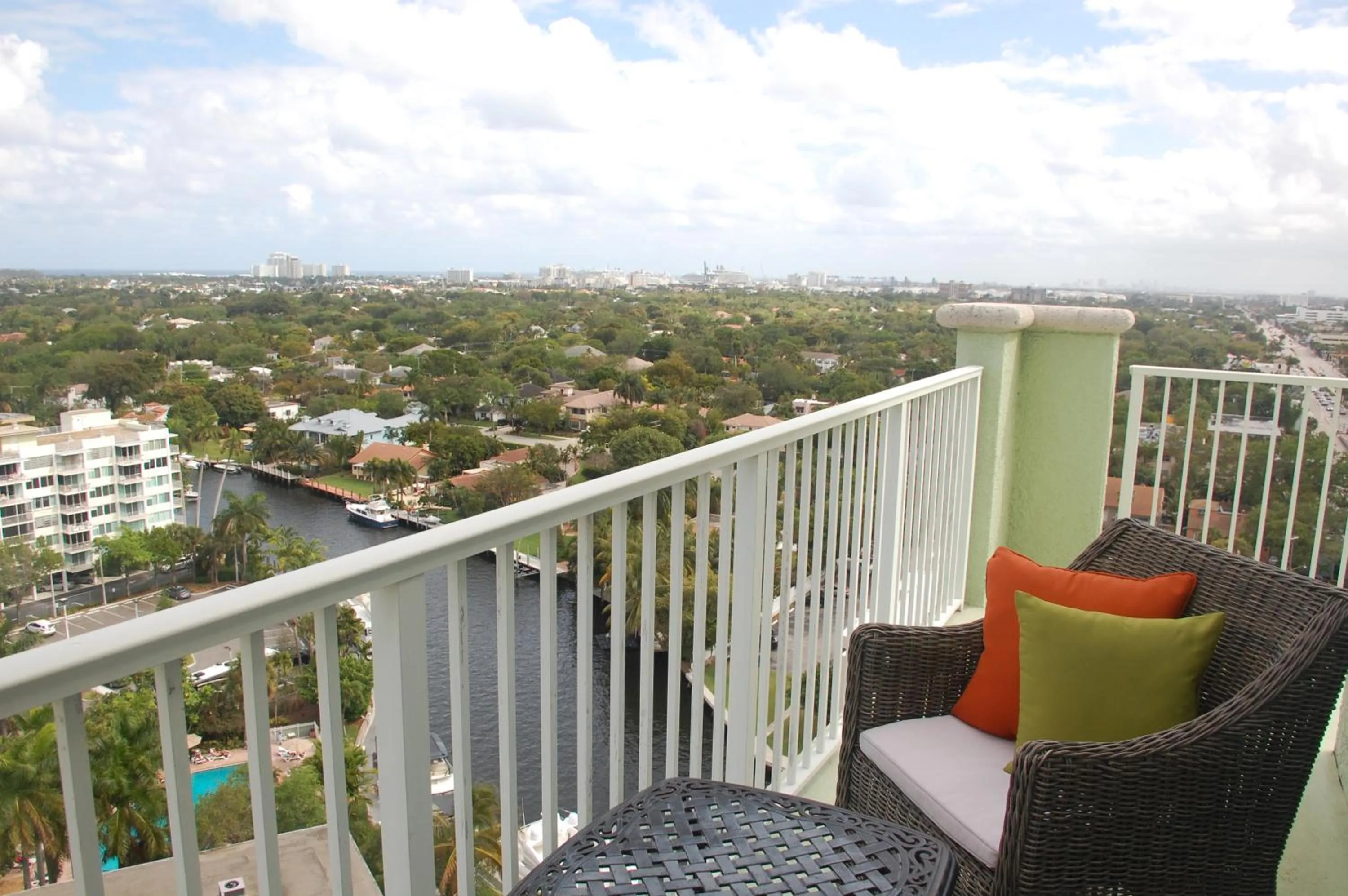 Property building in Riverside Hotel