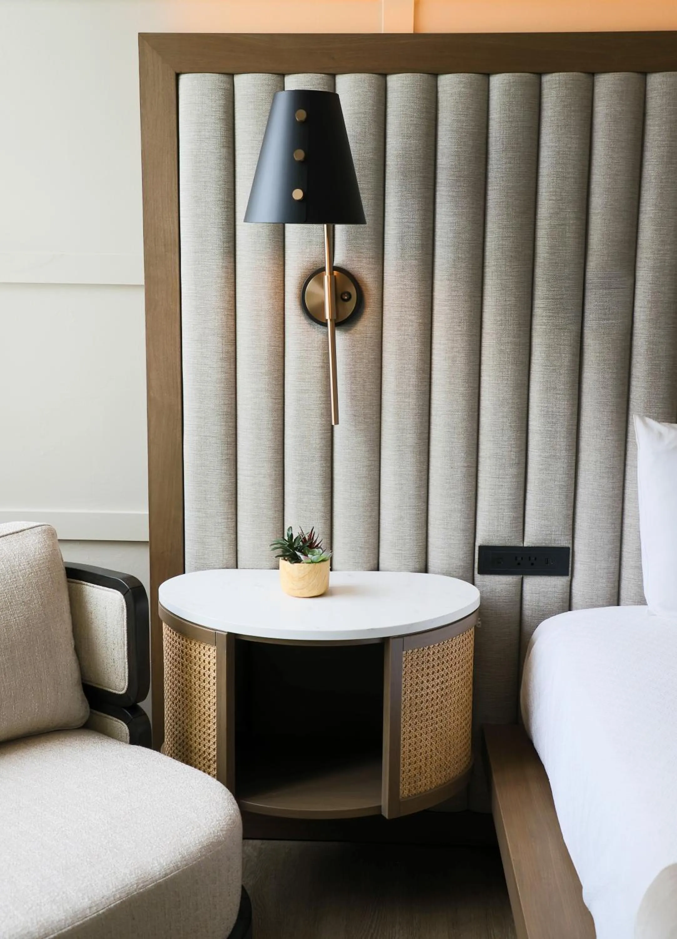 Bed in Riverside Hotel