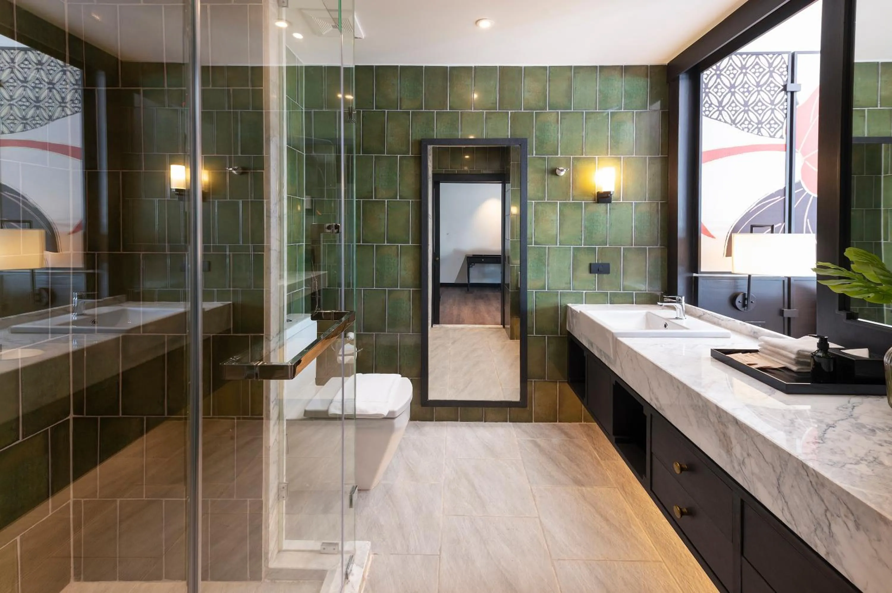 Bathroom in Indochina Hotel