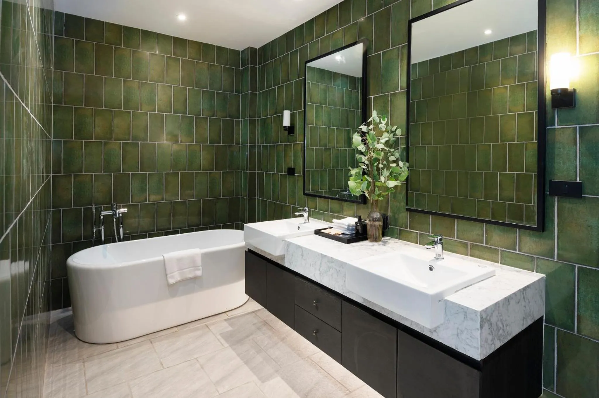 Bathroom in Indochina Hotel