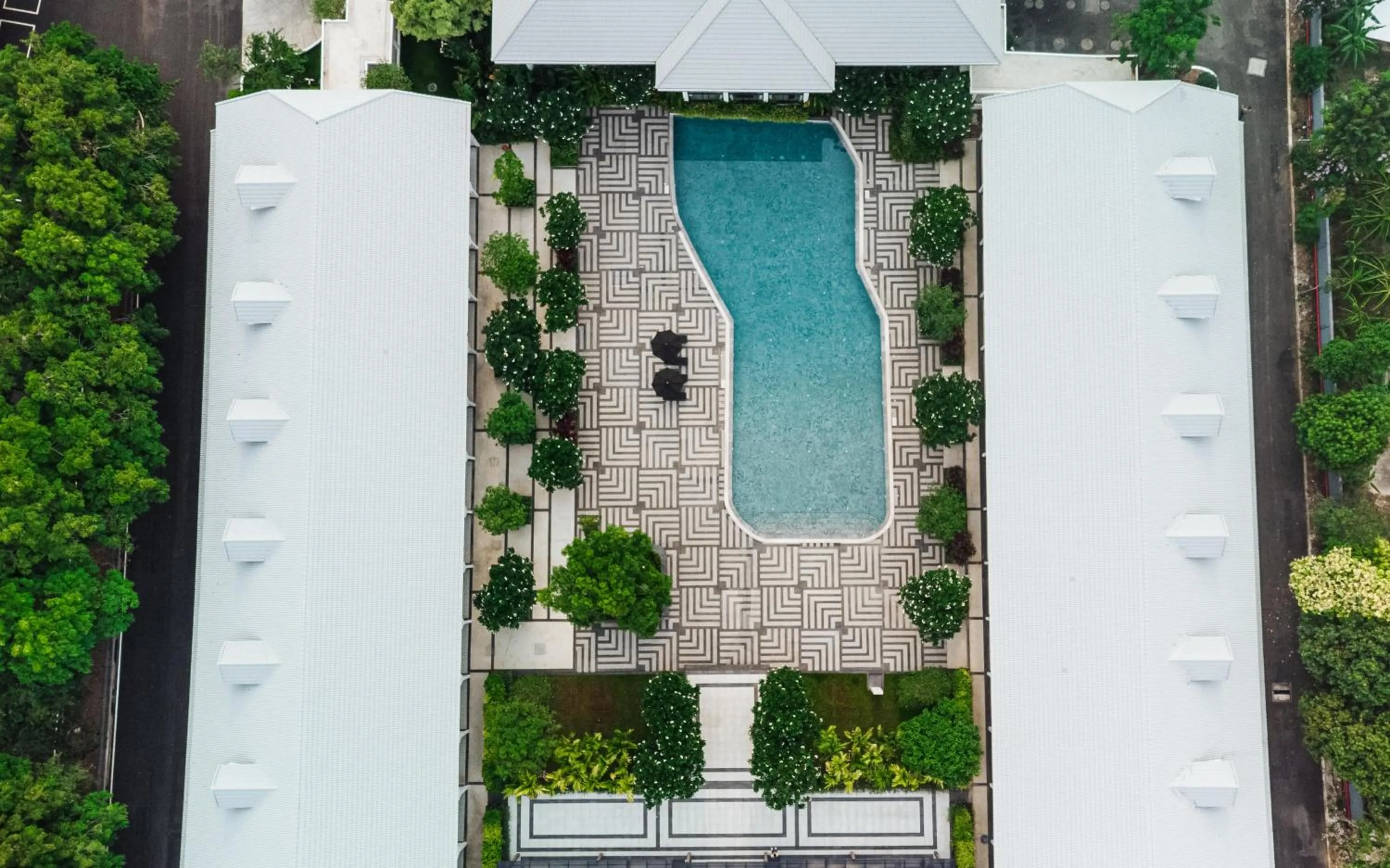 Bird's eye view in Indochina Hotel