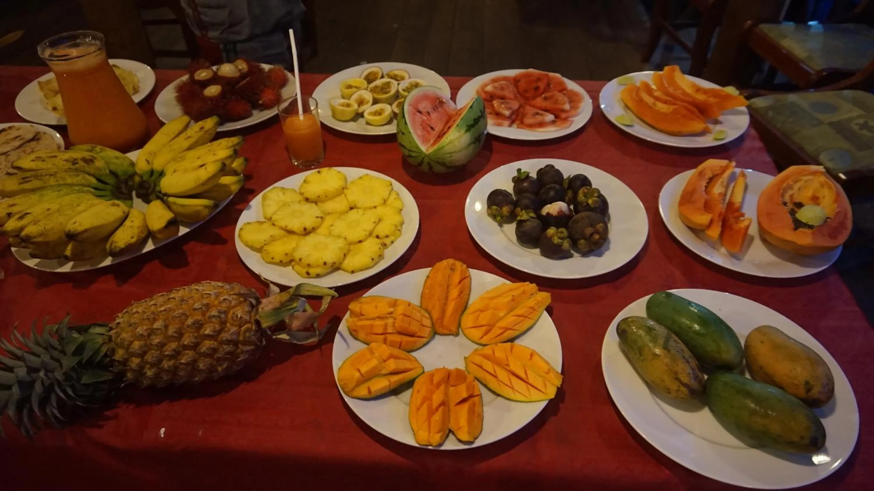 Buffet breakfast in Hotel Mango Garden