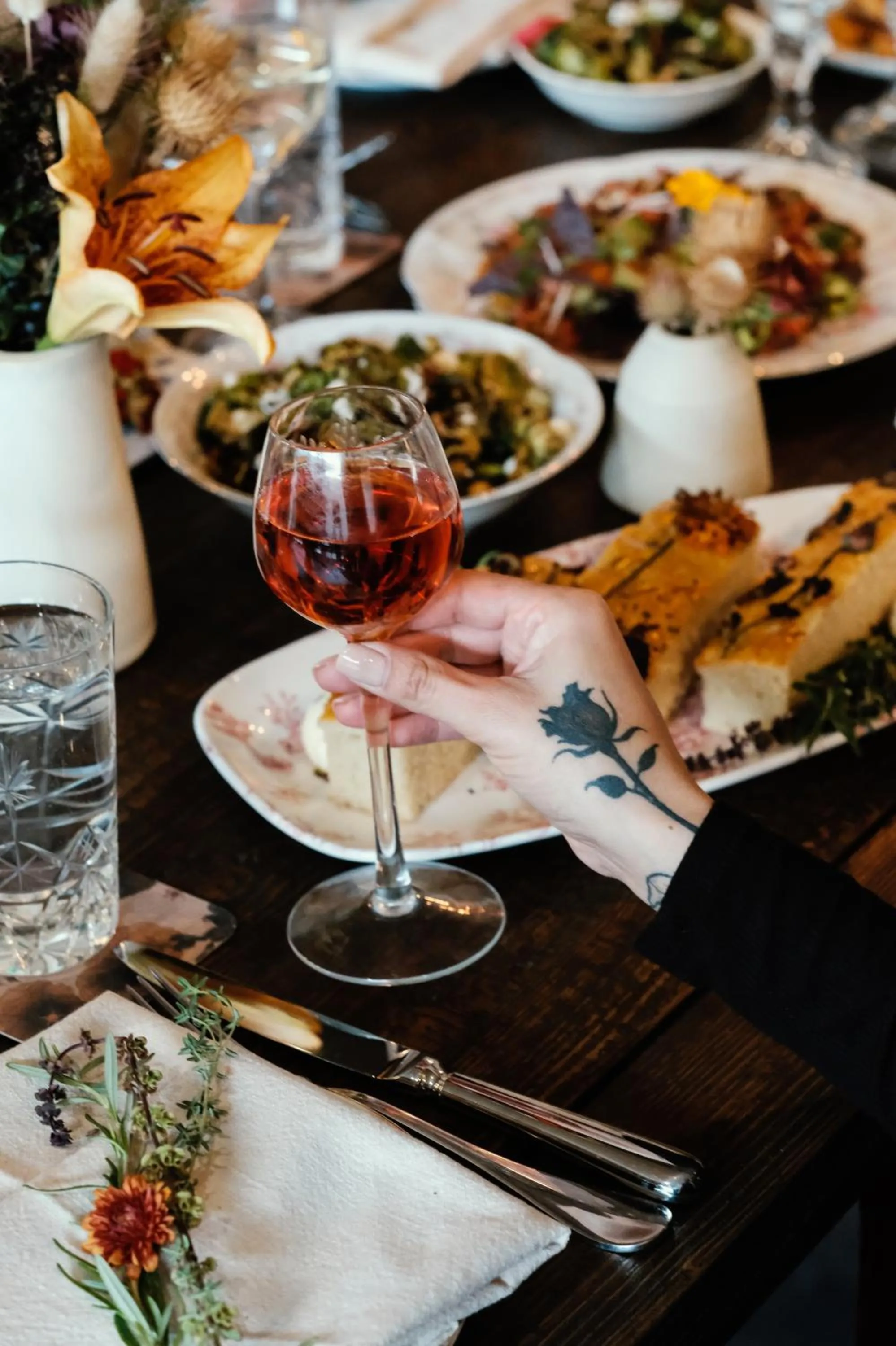 Dinner in Gravity Haus Denver