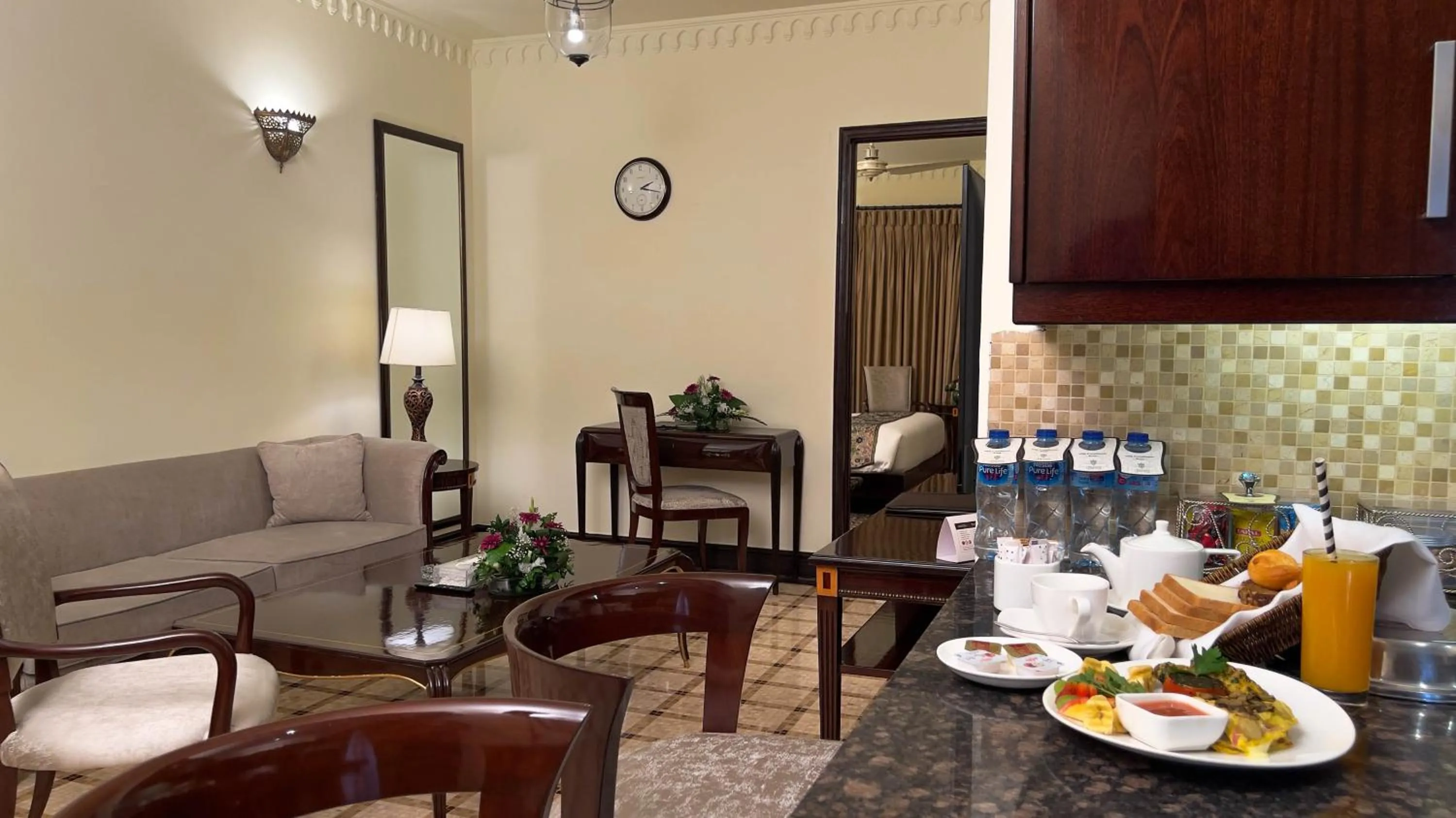 Living room in Heritage Luxury Suites All Suite Hotel