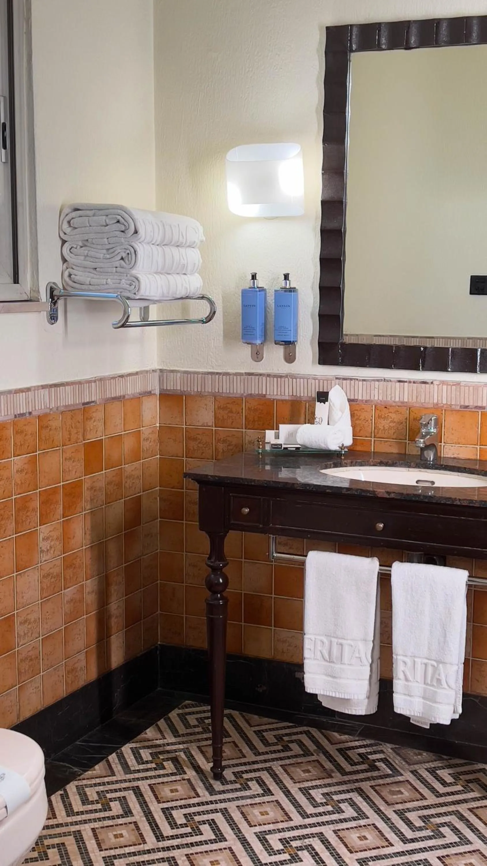 Shower in Heritage Luxury Suites All Suite Hotel