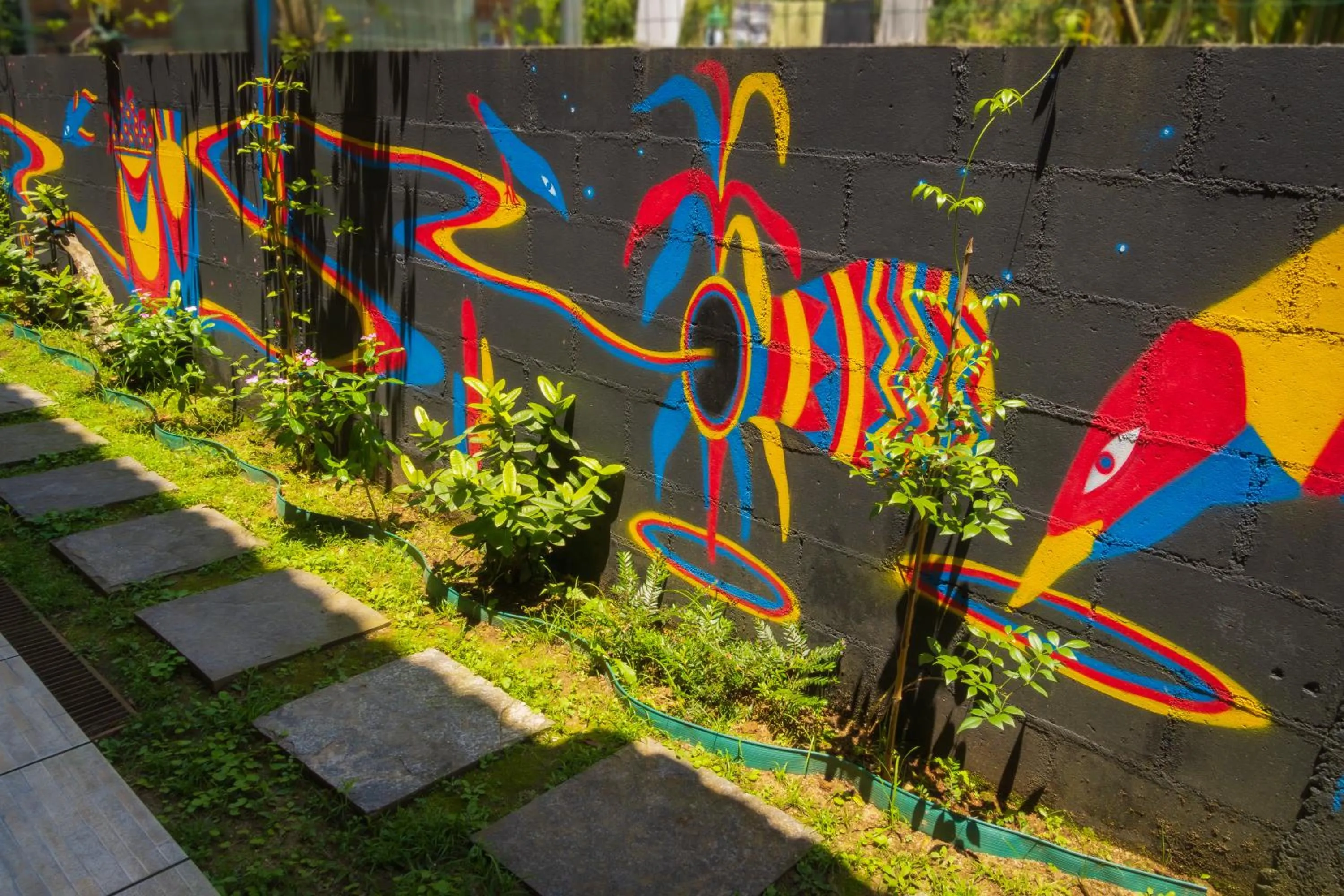 Garden in Raio de Sol pousada & camping