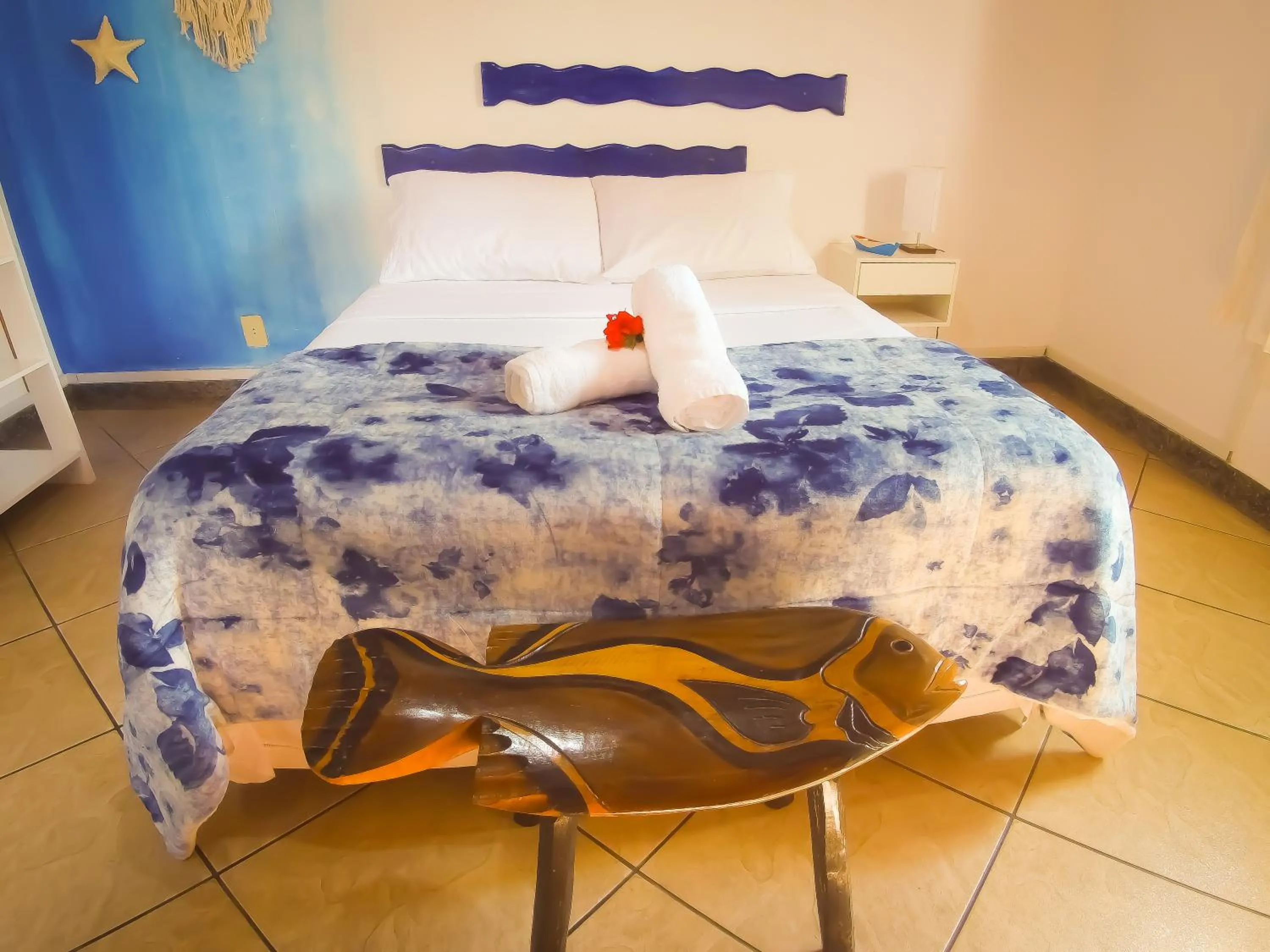 Bed in Raio de Sol pousada & camping