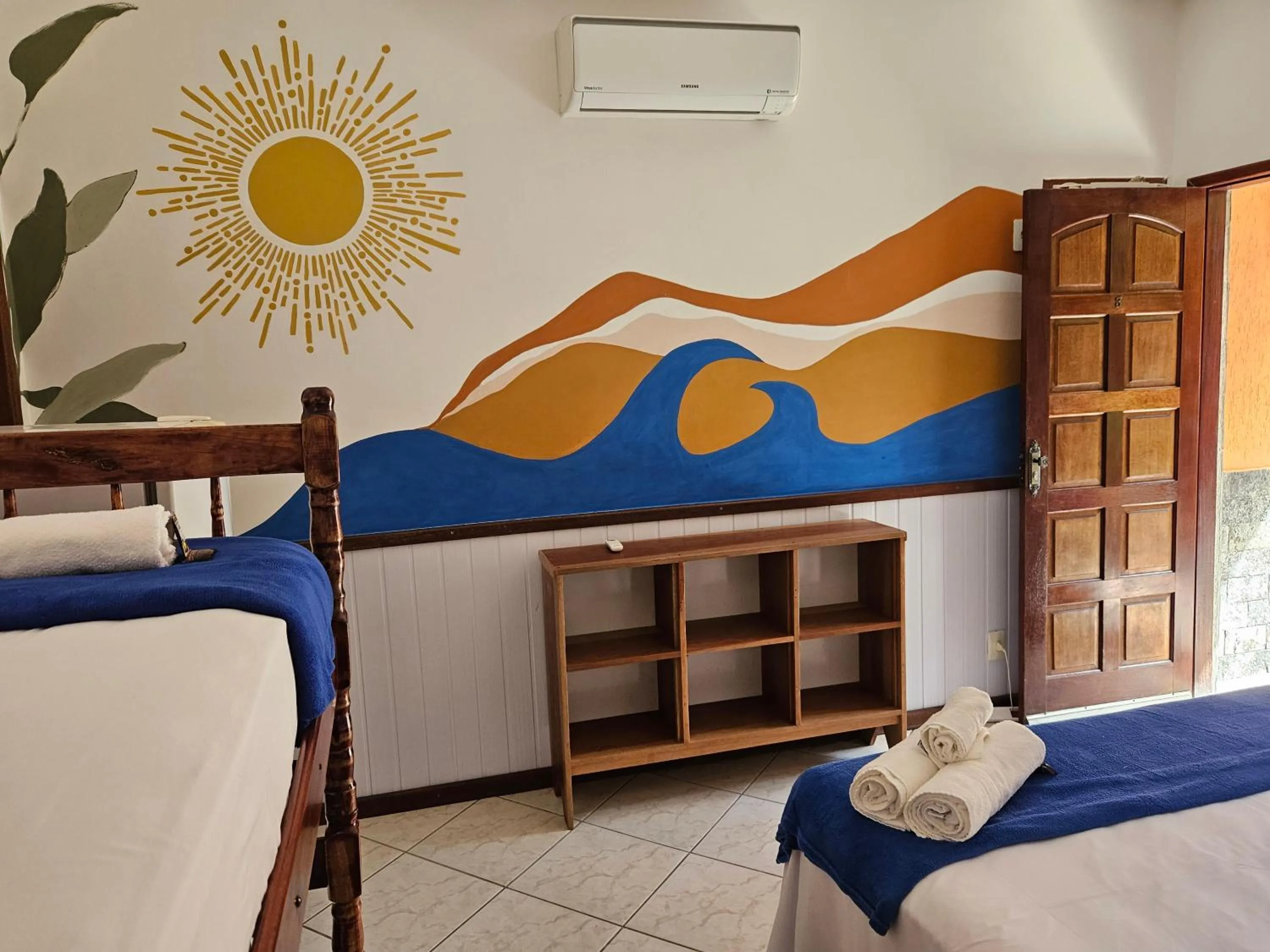 Bed in Raio de Sol pousada & camping