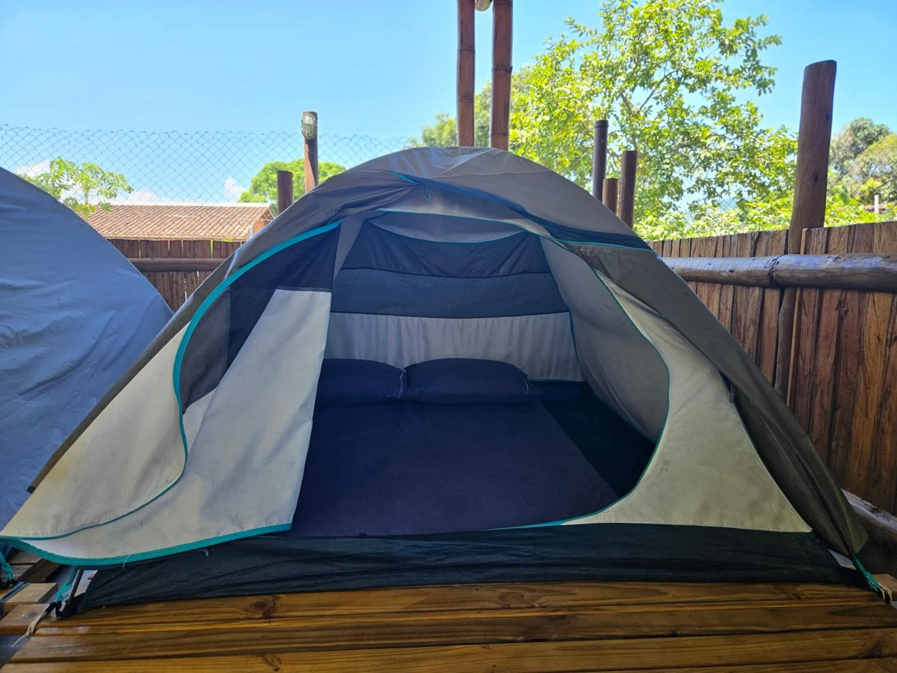 Bed in Raio de Sol pousada & camping