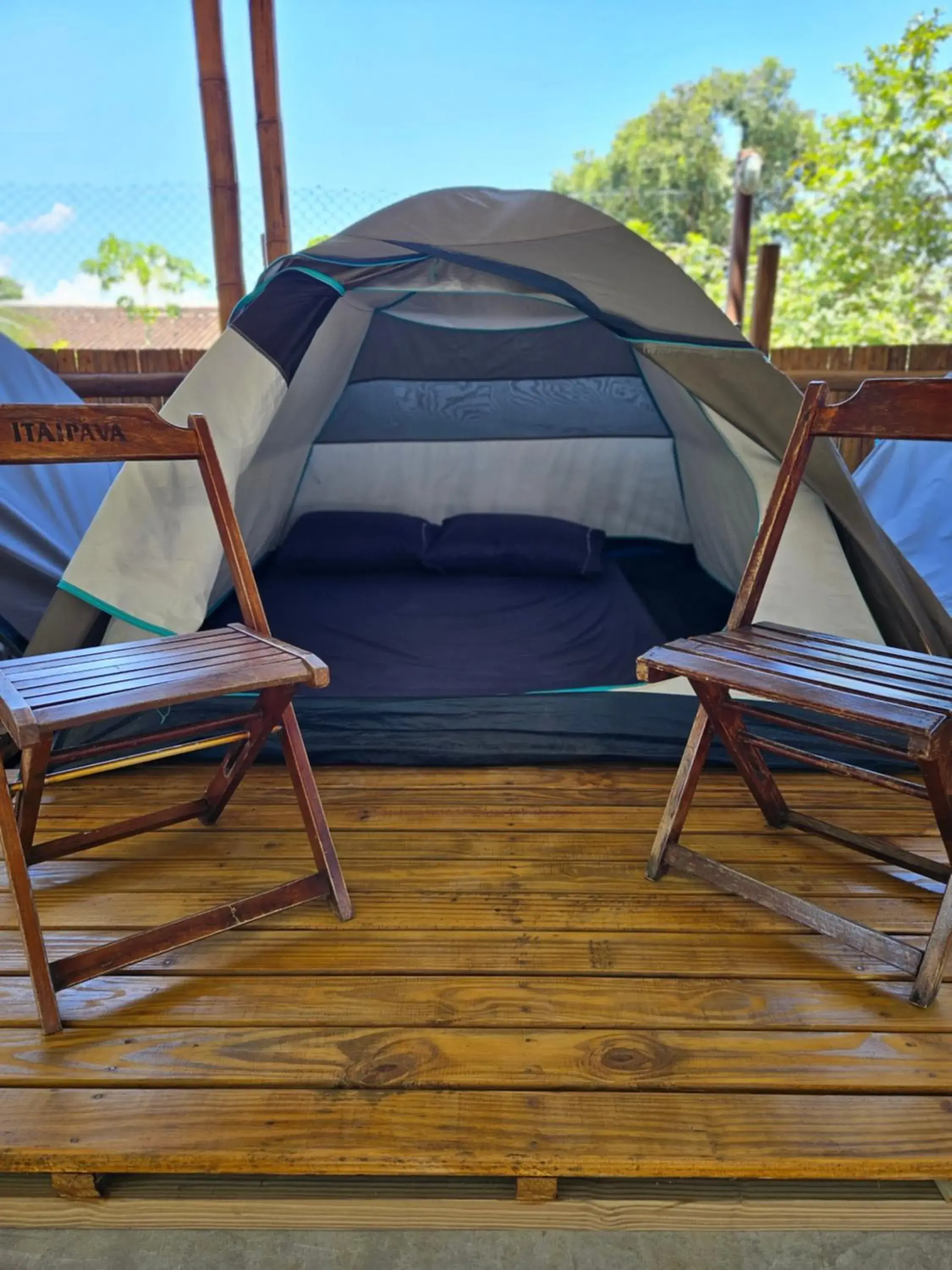 Tent in Raio de Sol pousada & camping Tent in Raio de Sol pousada & camping