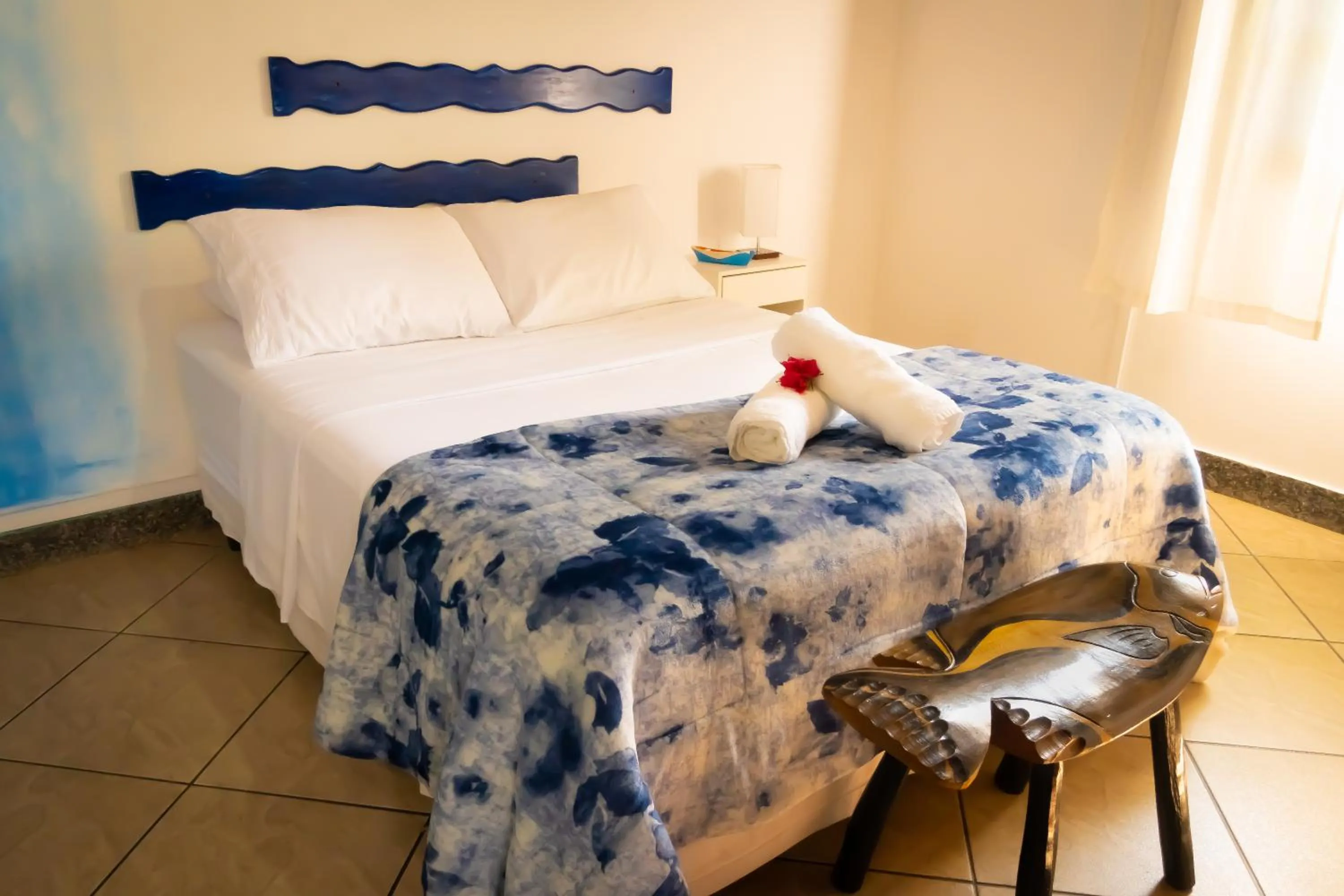 Bed in Raio de Sol pousada & camping