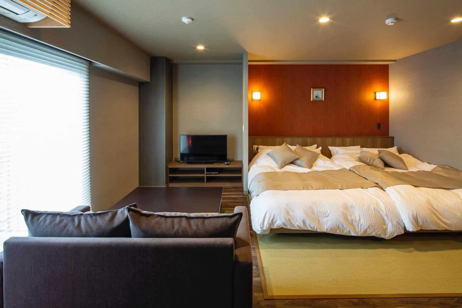 Bed in Hotel Imari Aioibashi Bettei