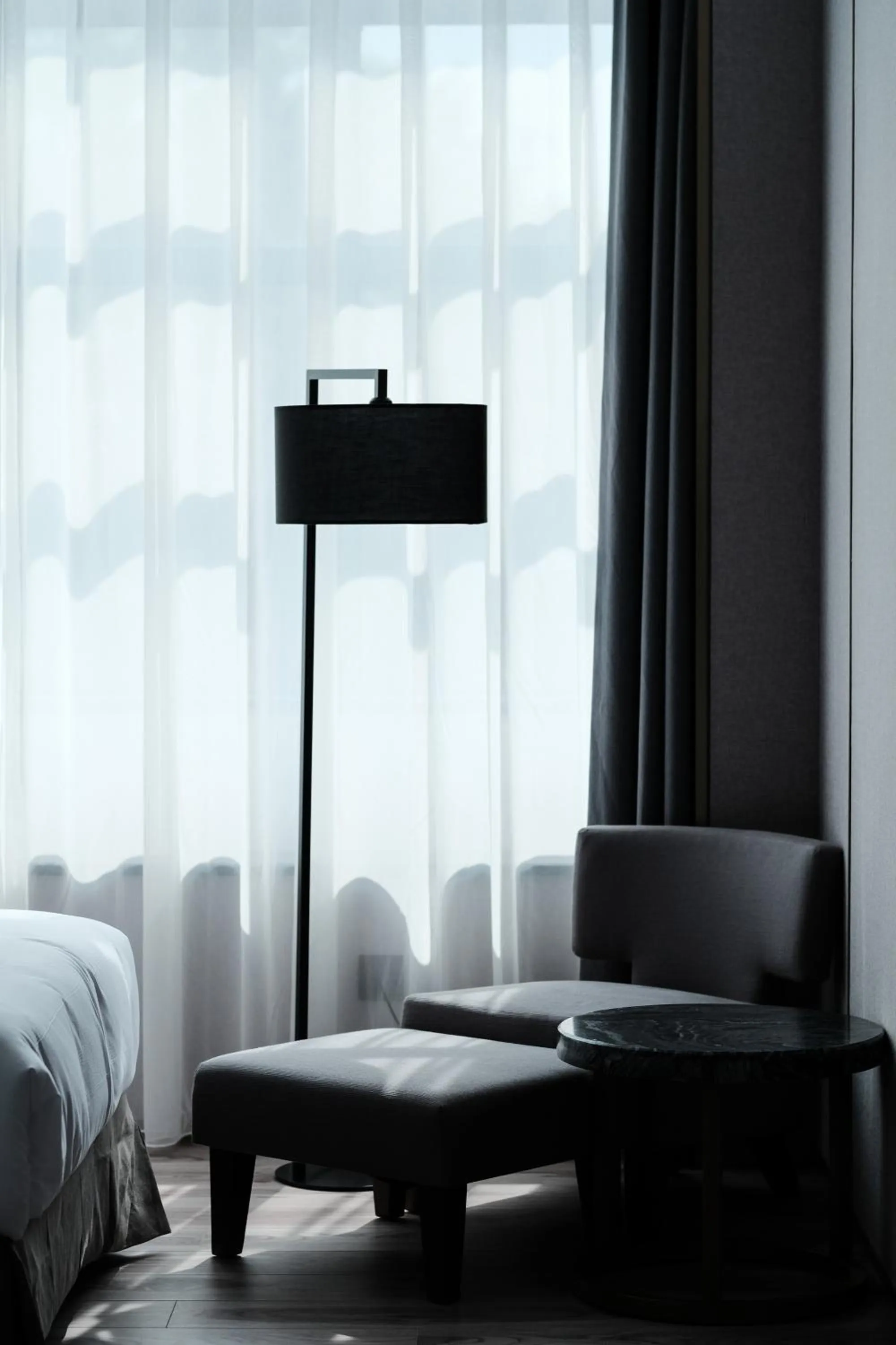 Seating area in The Luzerne Hotel