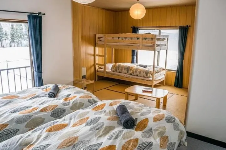 Bed in Myoko House