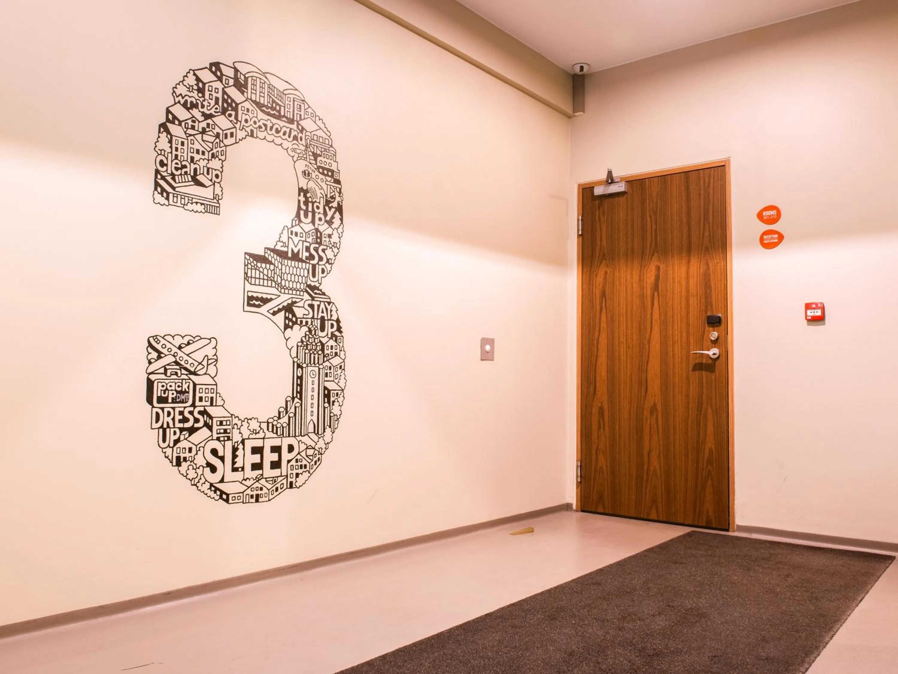 Decorative detail in Loft - HI Eco Hostel