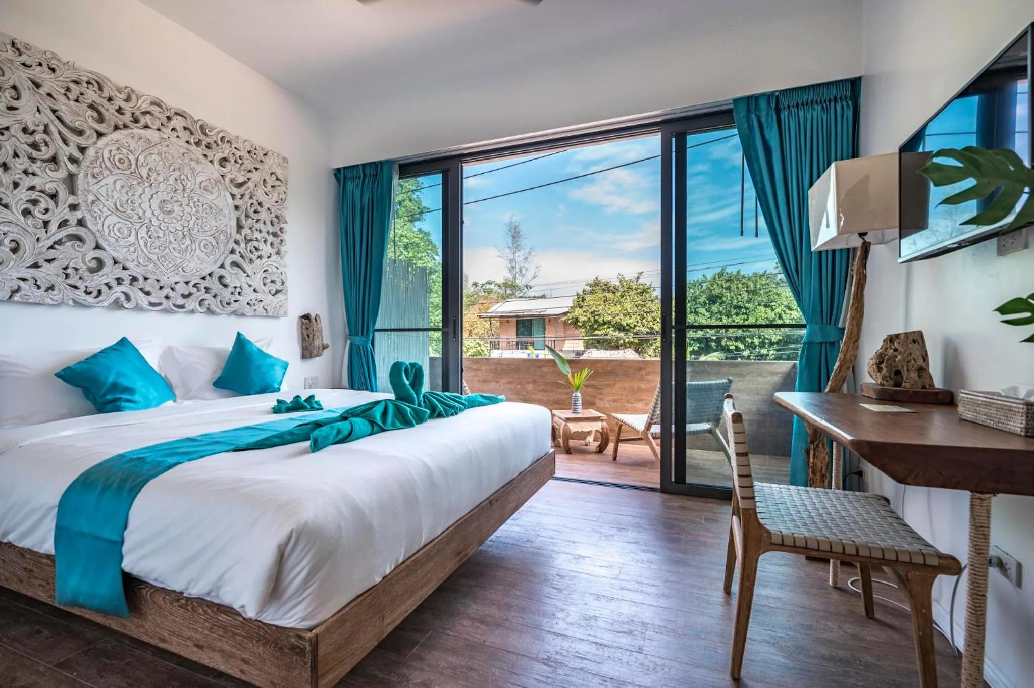 Photo of the whole room, Bed in By The Sea Koh Mak Boutique Guesthouse