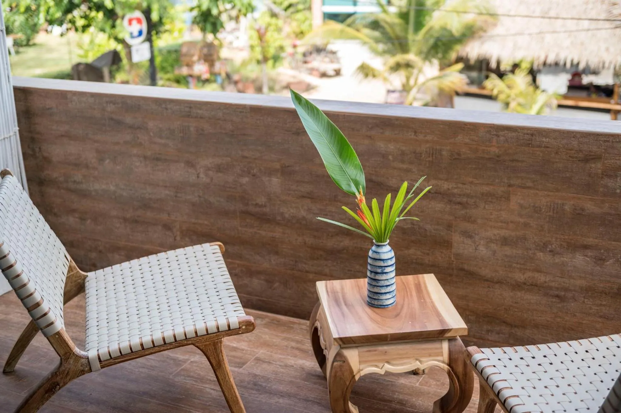 Balcony/Terrace in By The Sea Koh Mak Boutique Guesthouse